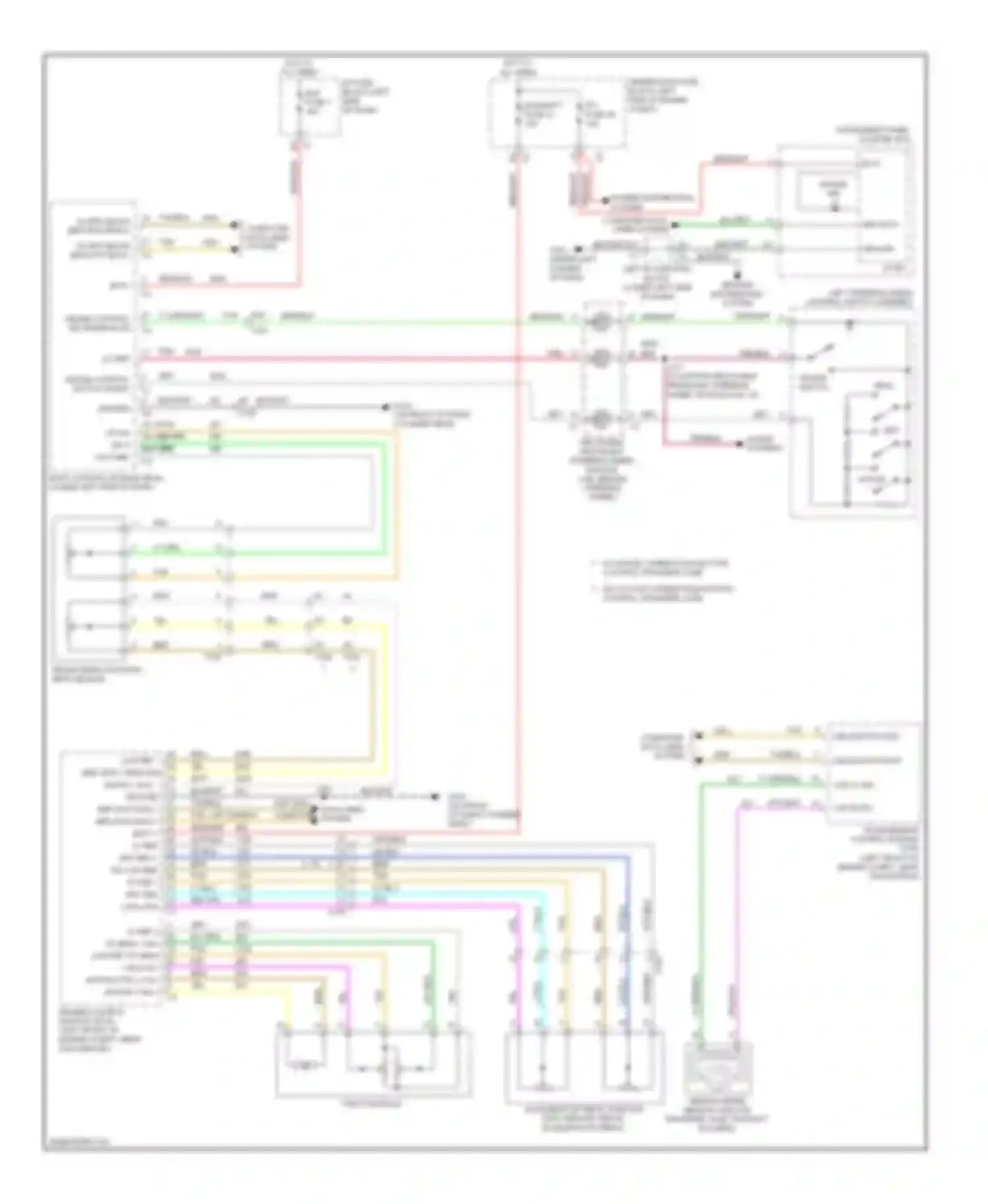Wiring diagram 2501 2500 computer data lines system for Chevrolet Silverado 1500  (2000-2012) (1 of 10)