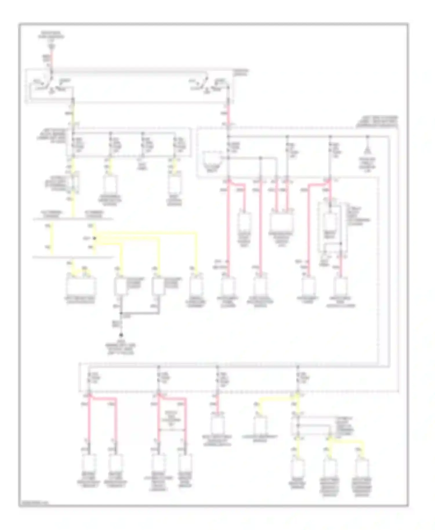 Wiring diagram body inflatable control restraint module i/p module disable switch for Chevrolet Silverado 1500  (2000-2012) (1 of 1)