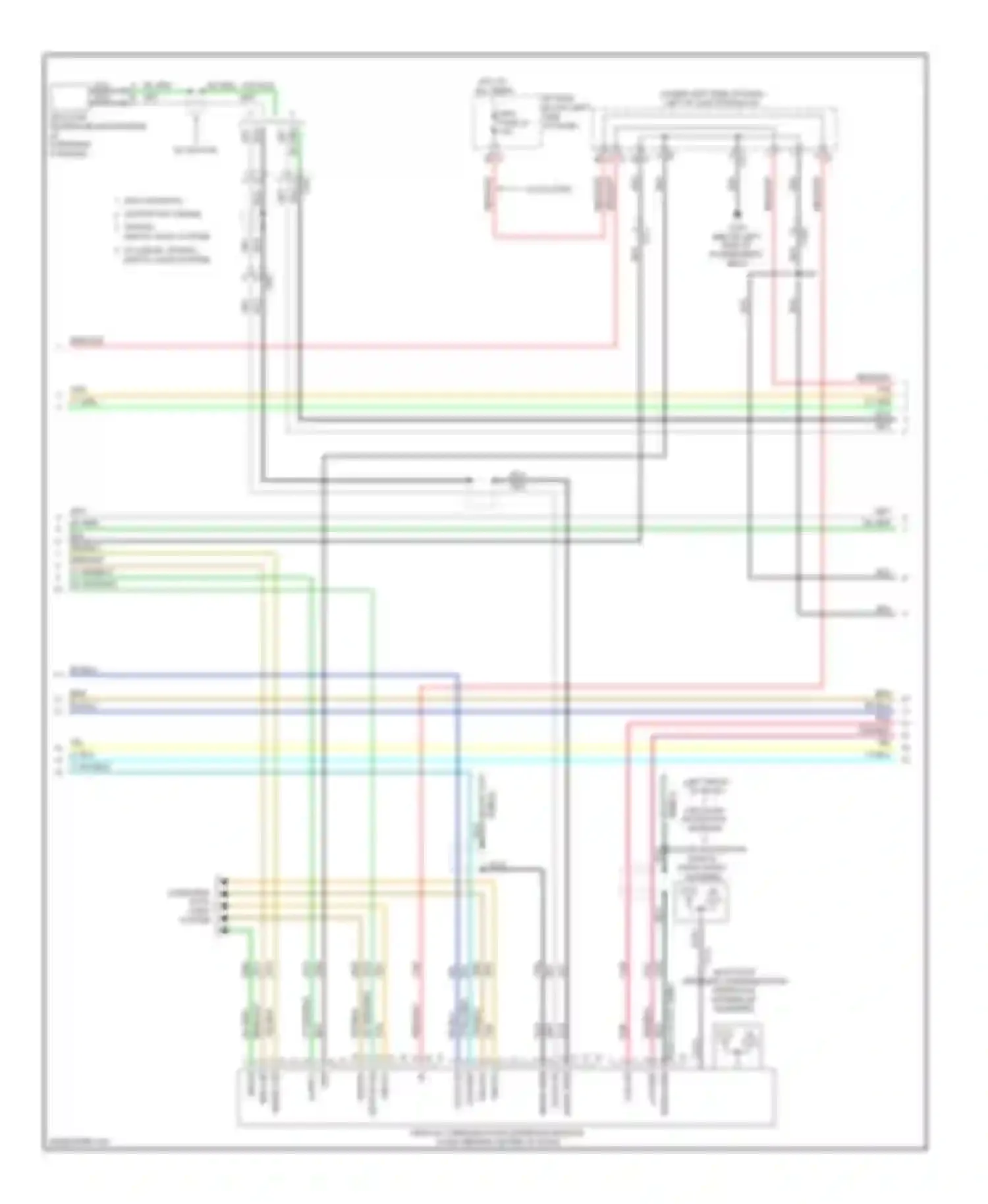 Wiring diagram cellular/ navigation, digital radio radio antenna for Chevrolet Silverado 1500  (2000-2012) (3 of 6)