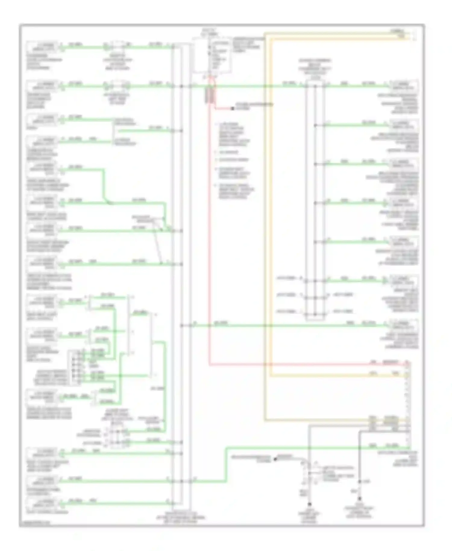 Wiring diagram i/p fuse block (left side of dash, for Chevrolet Silverado 1500  (2000-2012) (5 of 126)