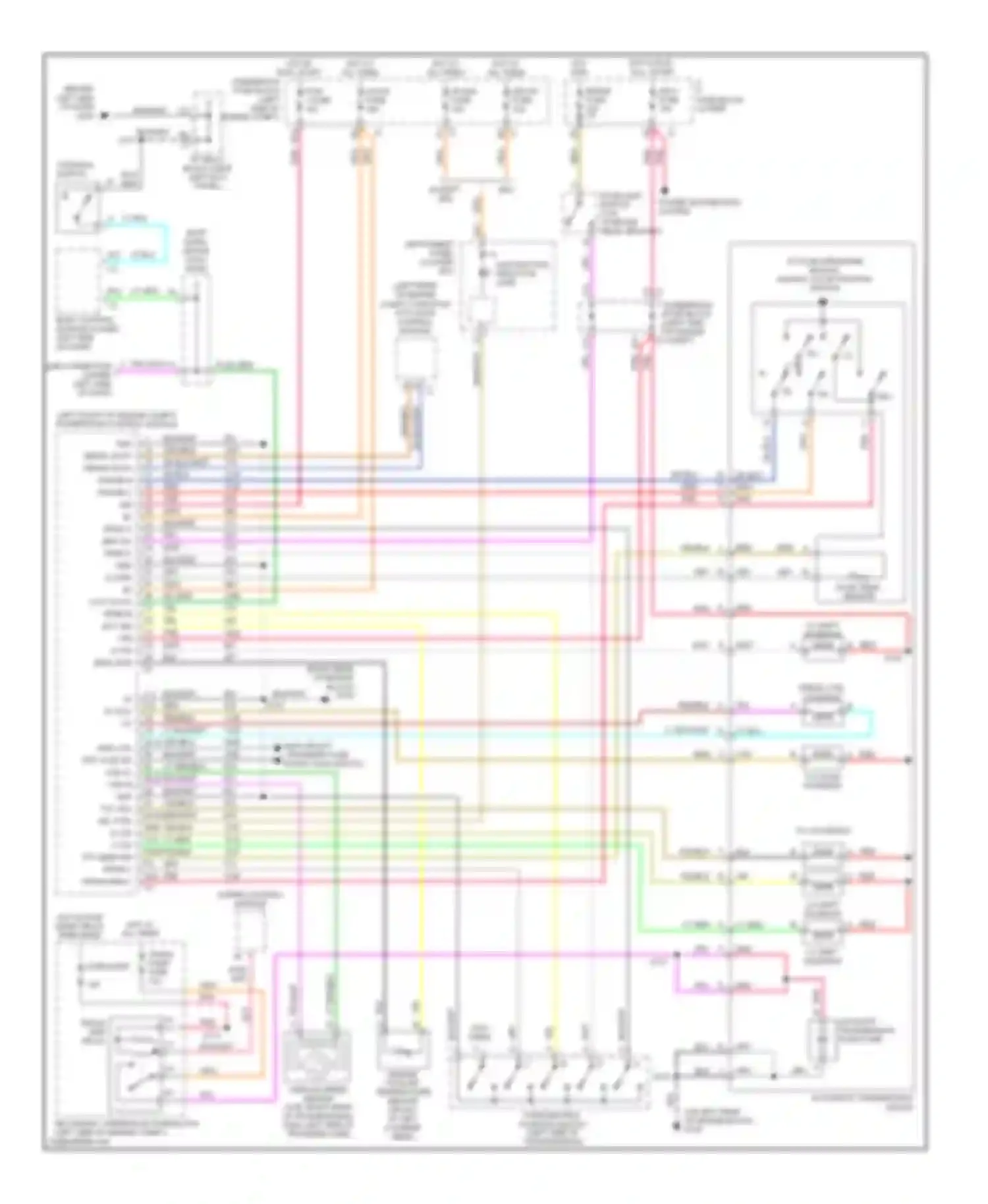 Wiring diagram i/p fuse block (lower for Chevrolet Silverado 1500  (2000-2012) (1 of 1)