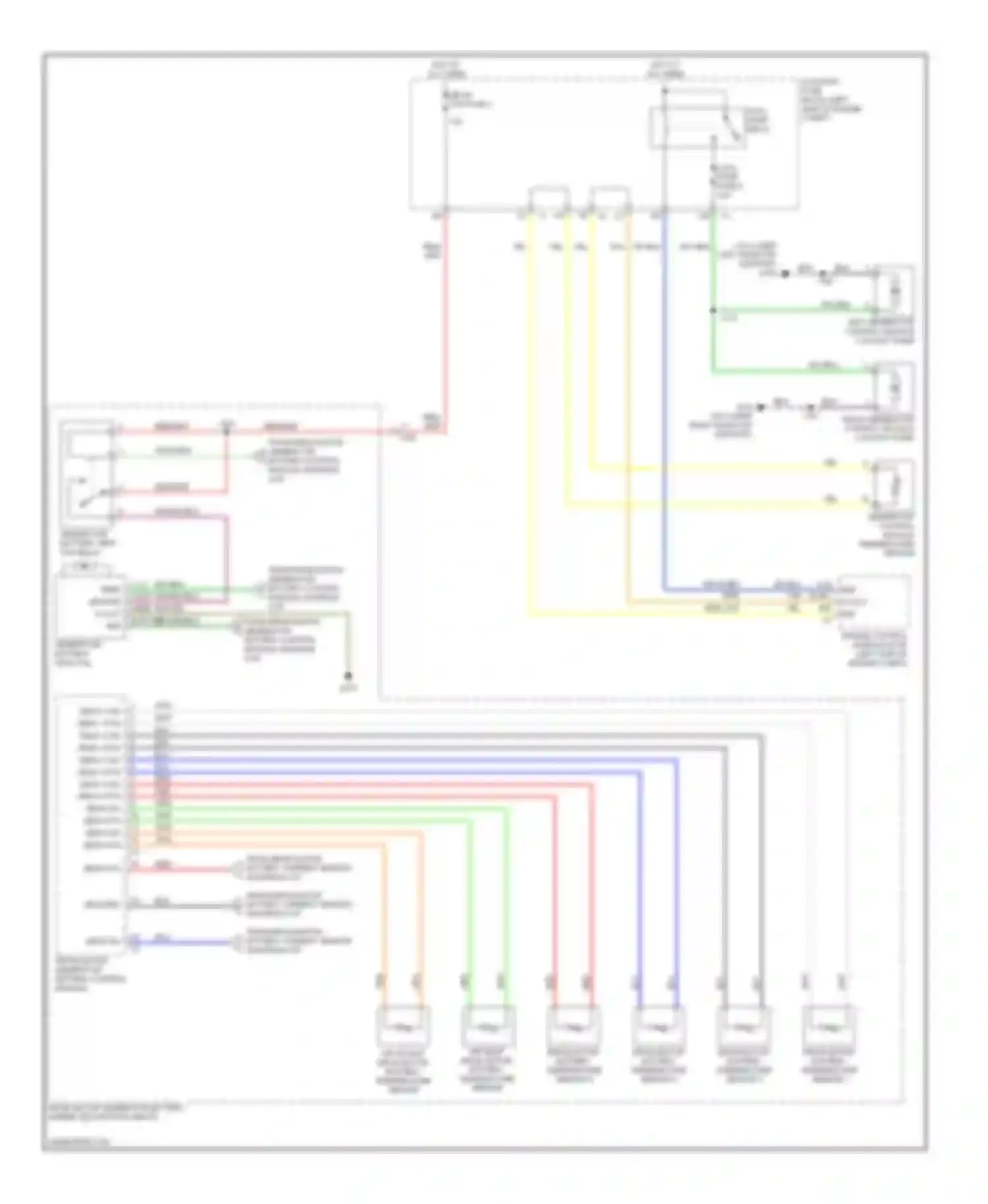 Wiring diagram left generator control module coolant pump for Chevrolet Silverado 1500  (2000-2012) (3 of 4)