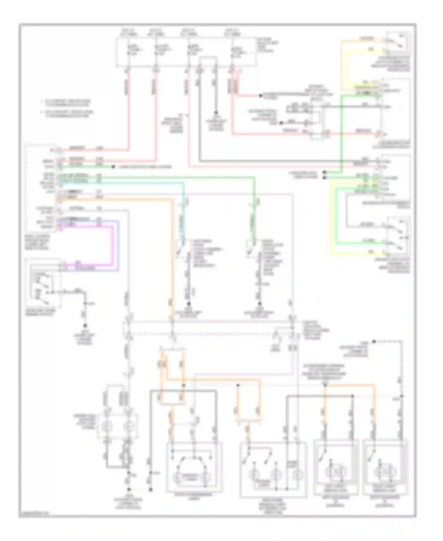 Wiring diagram power distribution system for Chevrolet Silverado 1500  (2000-2012) (121 of 168)