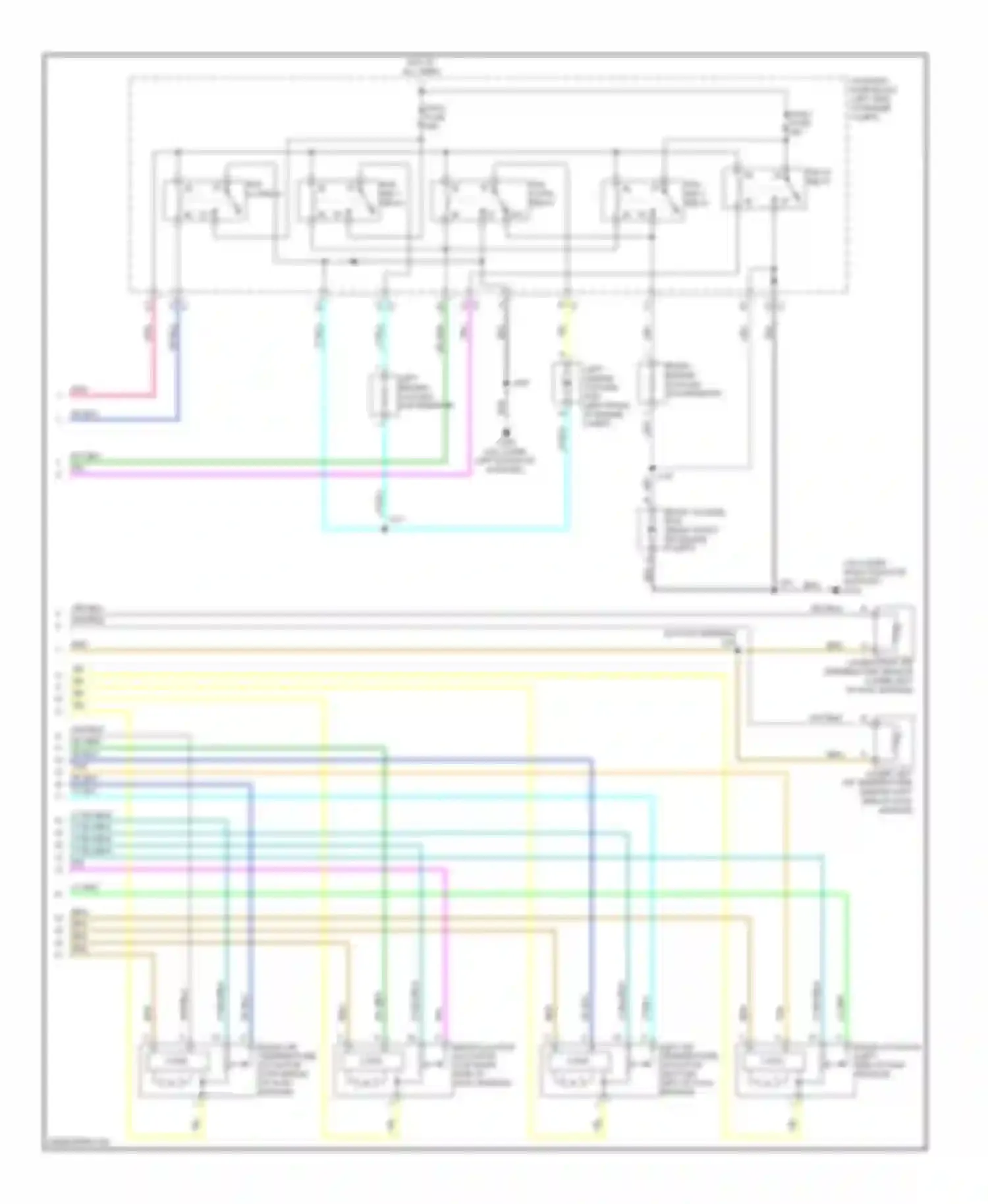 Wiring diagram right engine cooling fan resistor for Chevrolet Silverado 1500  (2000-2012) (1 of 1)
