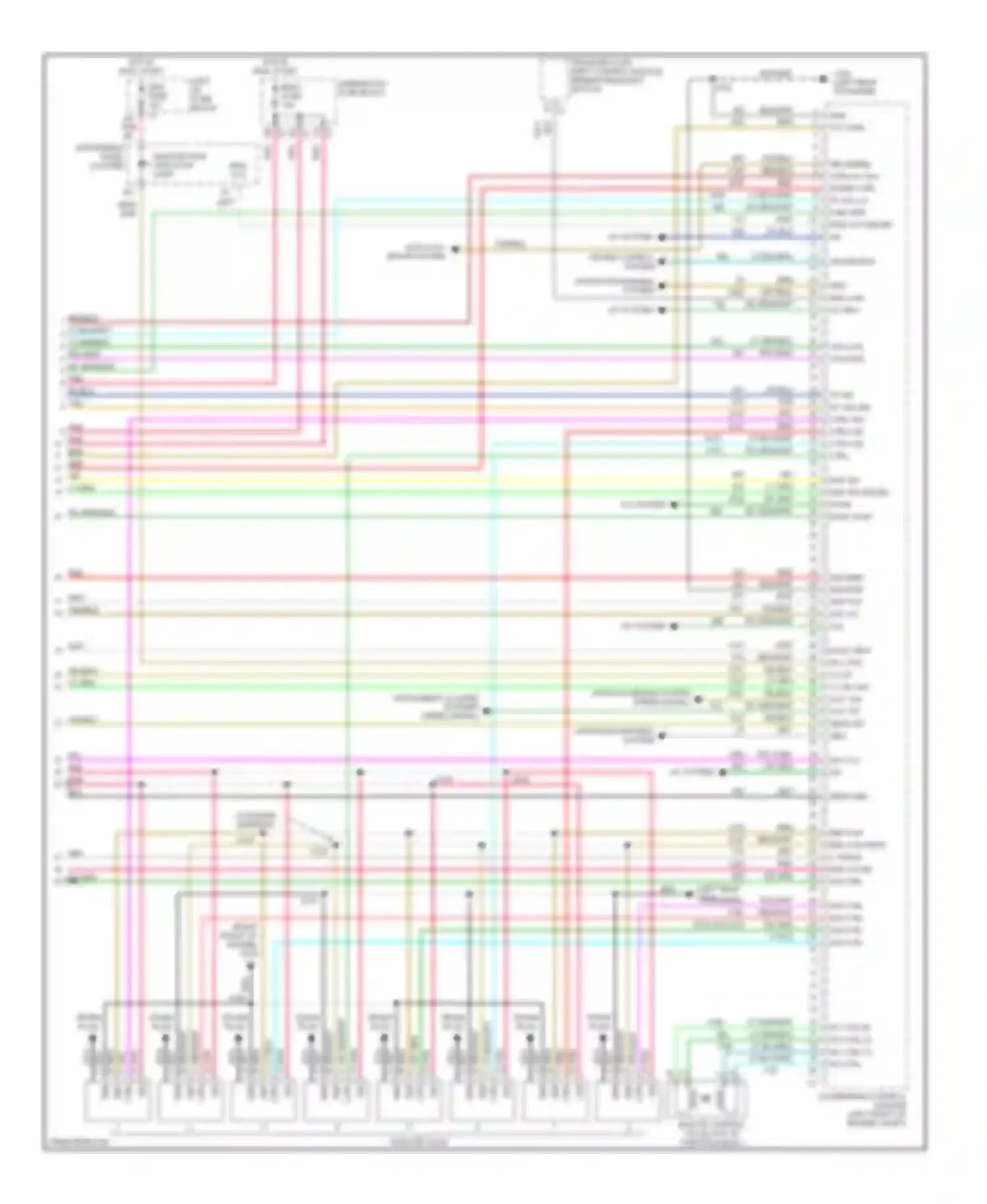 Wiring diagram (right front of engine for Chevrolet Silverado 1500  (2000-2012) (8 of 14)