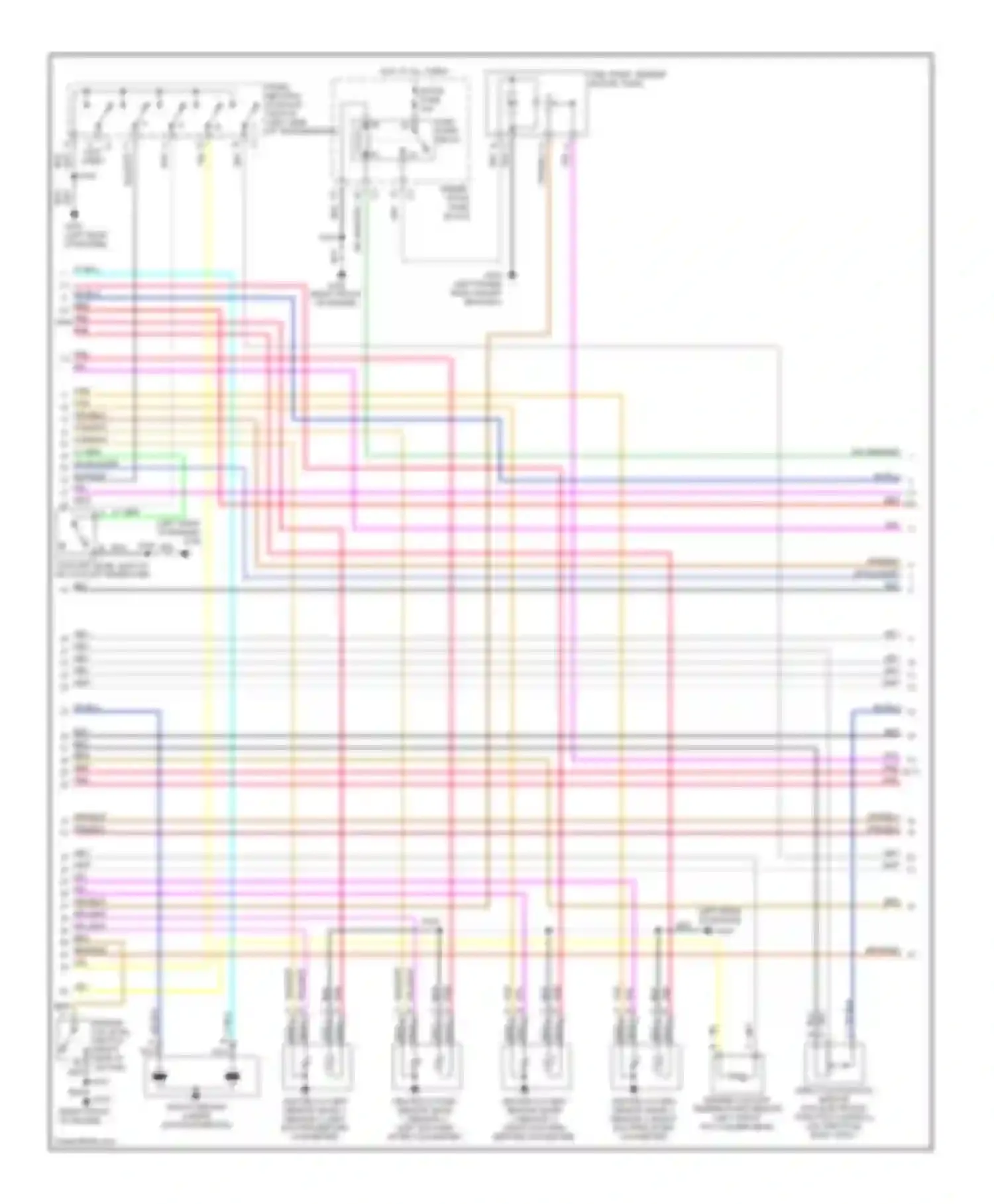 Wiring diagram (right front of engine for Chevrolet Silverado 1500  (2000-2012) (7 of 14)