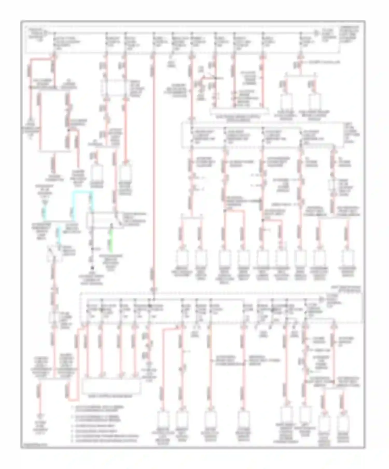 Wiring diagram w/ power window w/ power window for Chevrolet Silverado 1500  (2000-2012) (1 of 1)