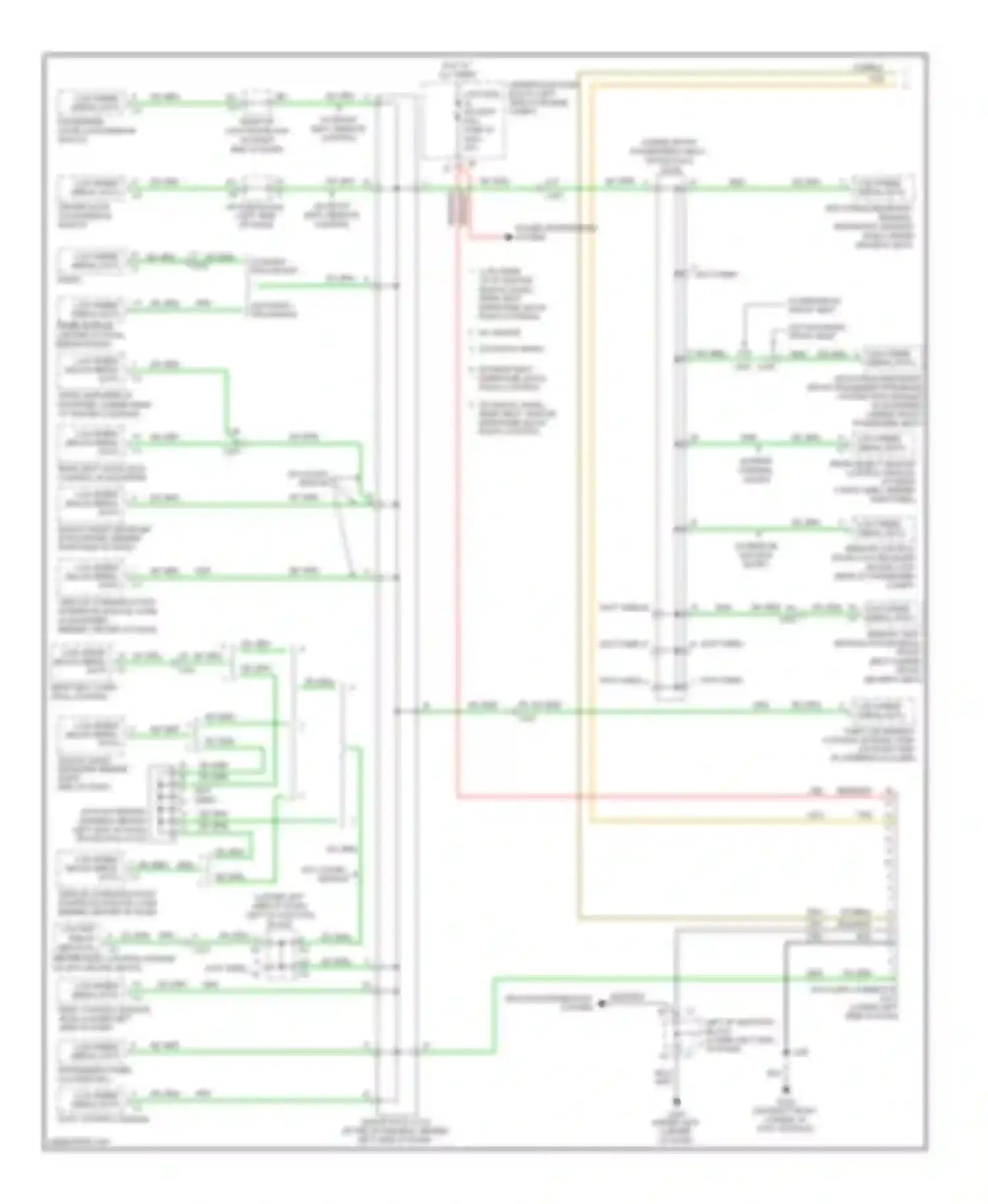Wiring diagram w/ remote keyless entry for Chevrolet Silverado 1500  (2000-2012) (1 of 3)