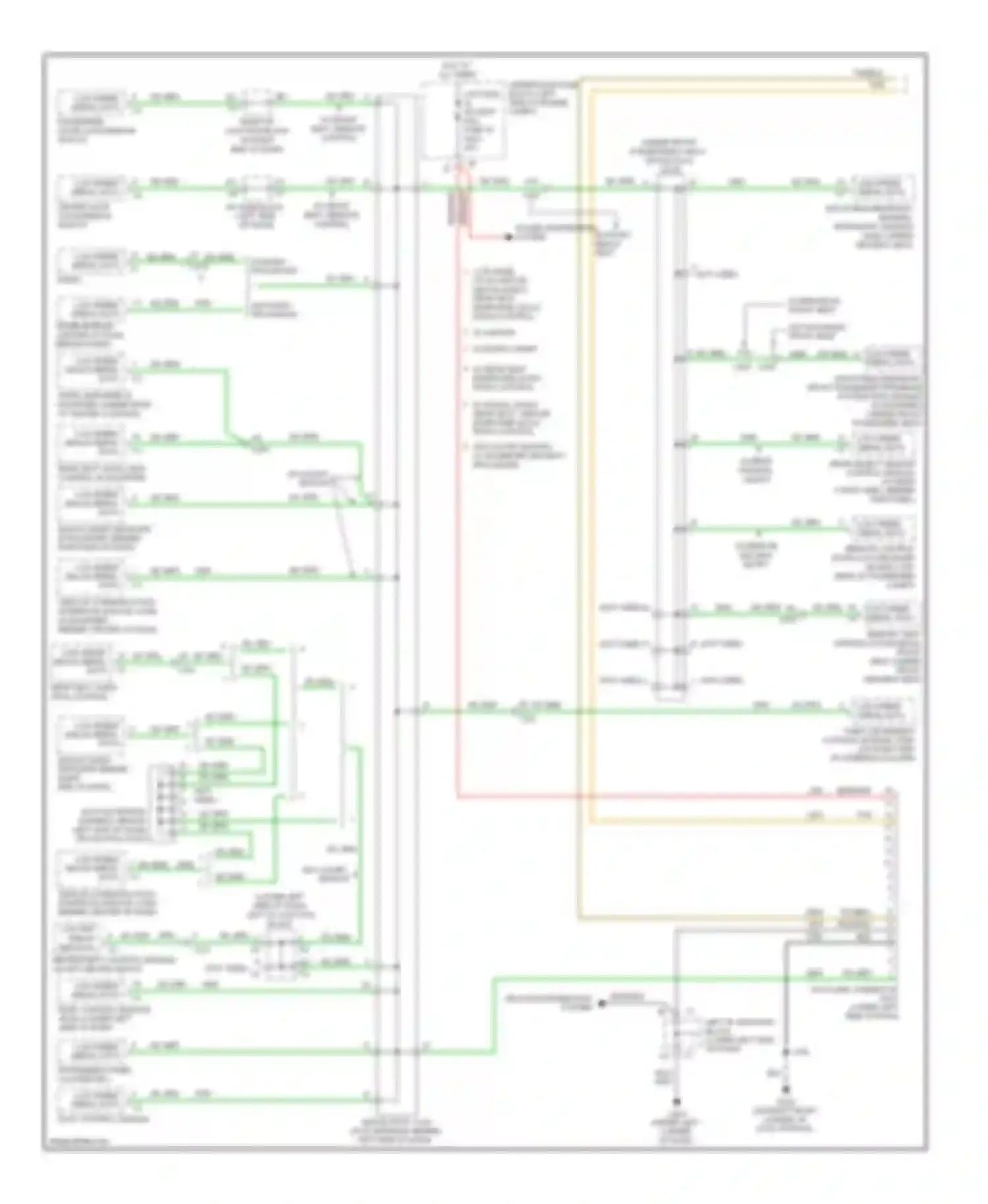 Wiring diagram w/o luxury edition, w/ odometer security provisions for Chevrolet Silverado 1500  (2000-2012) (1 of 1)