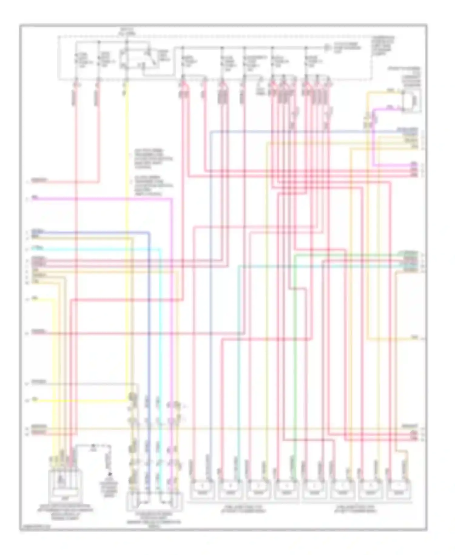 Wiring diagram w/o two speed transfer case active push button, electric shift control for Chevrolet Silverado 1500  (2000-2012) (1 of 1)