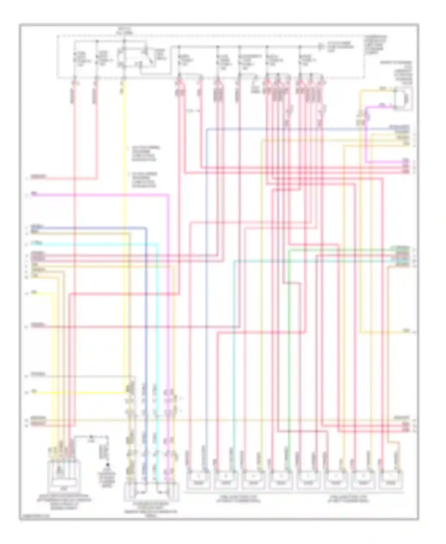 Wiring diagram w/o two speed transfer case active push button for Chevrolet Silverado 1500  (2000-2012) (1 of 4)
