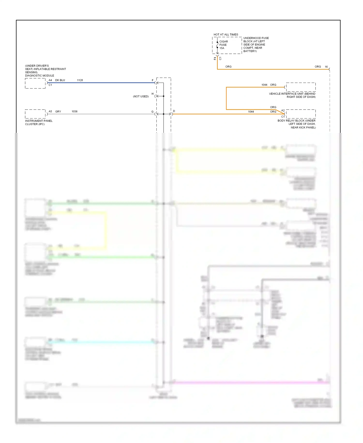 Computer data lines — Computer data lines. Chevrolet Silverado 2500 HD  (2002-2012)