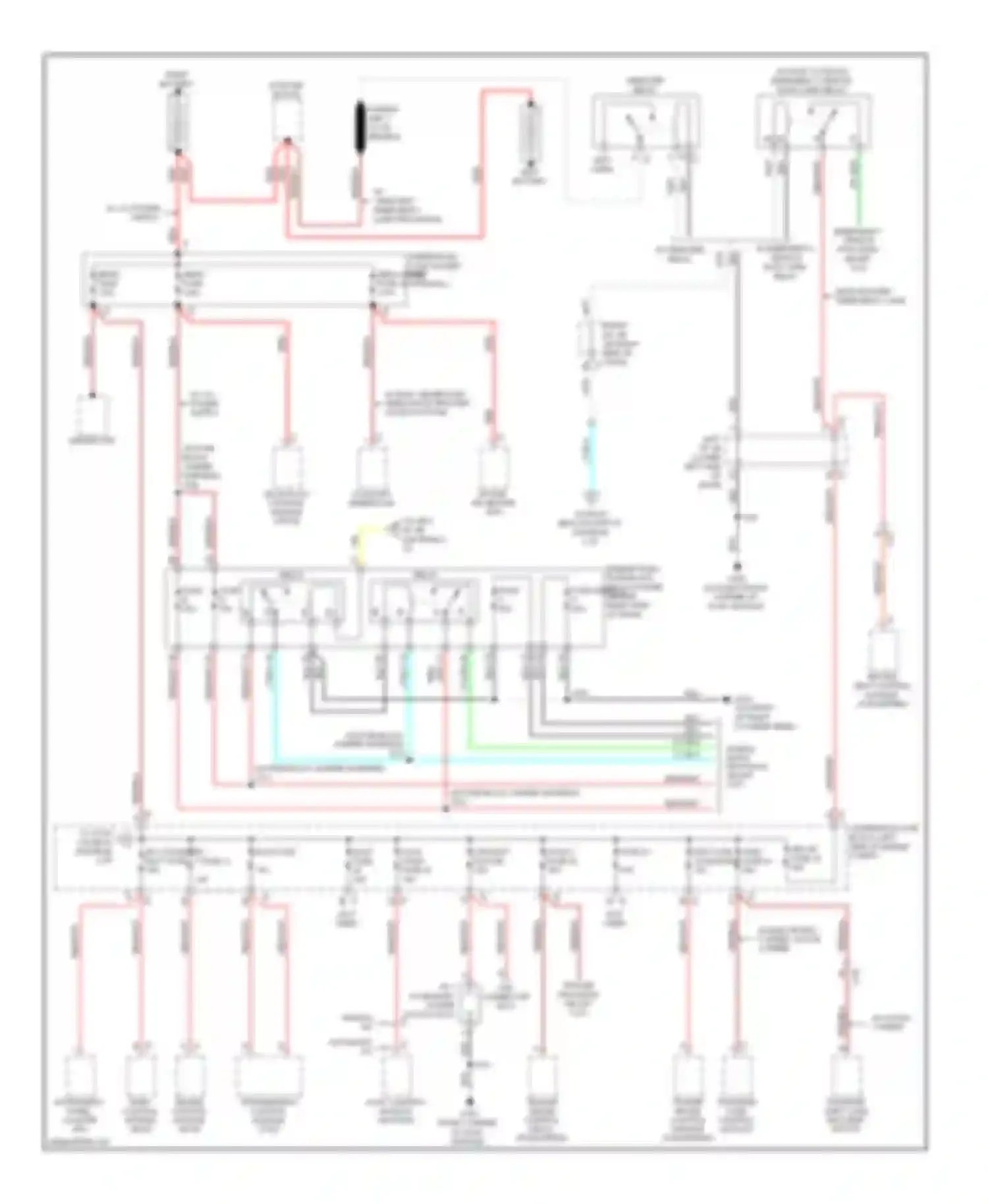 Silverado 2500 HD Chevrolet  (2002-2012): 6.6l vin 6, power distribution circuit (1 of 5)