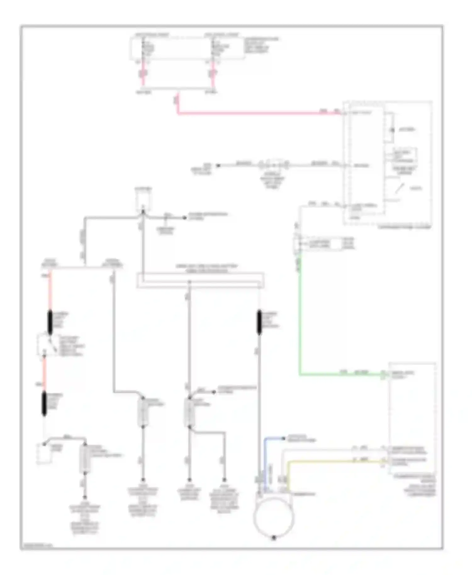 Silverado 2500 HD Chevrolet  (2002-2012): 6.0l cng, charging circuit