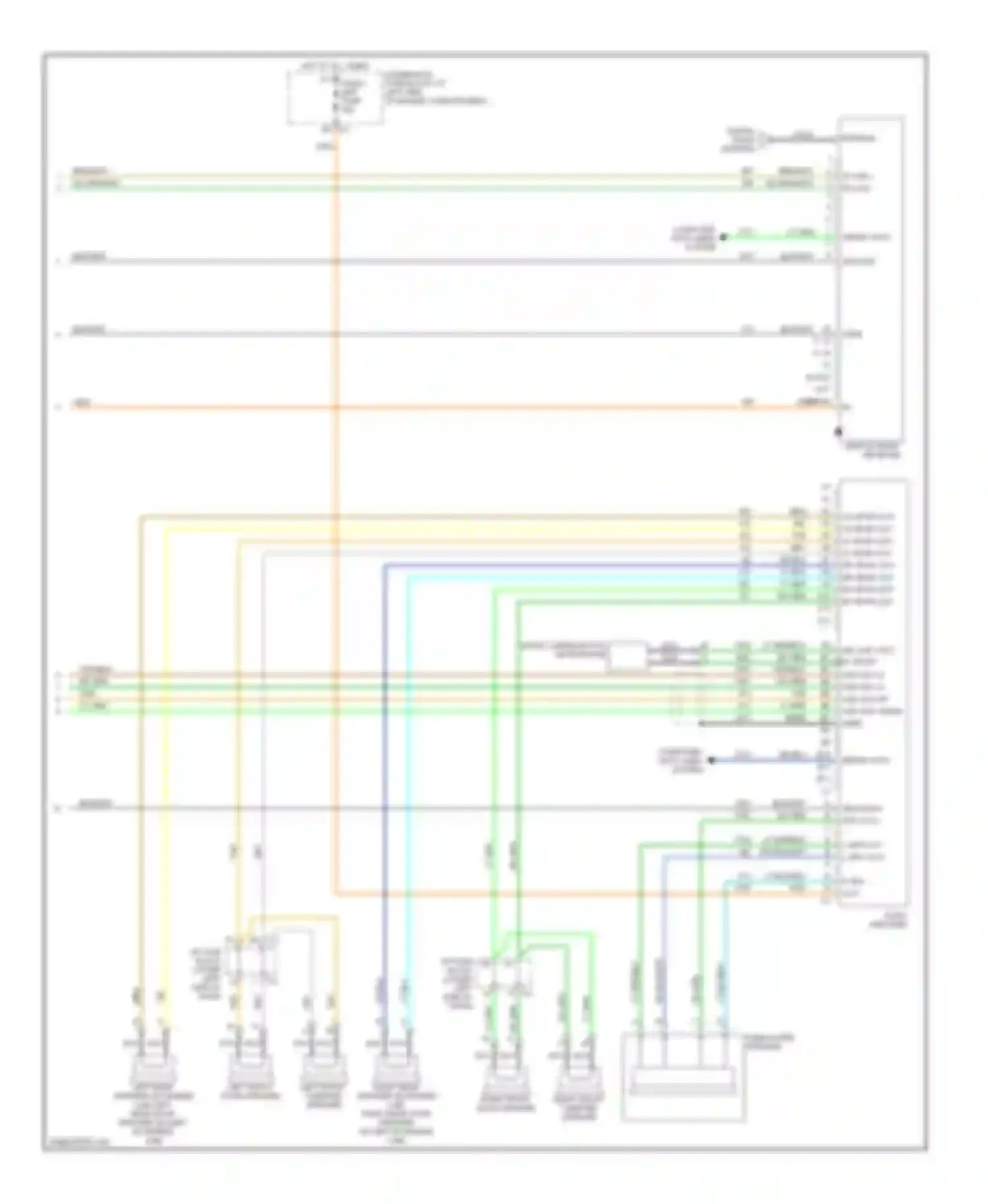 Wiring diagram digital radio receiver for Chevrolet Silverado 2500 HD  (2002-2012) (7 of 7)