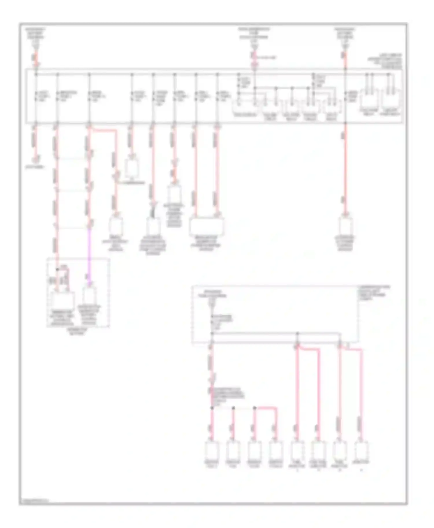 Wiring diagram drive motor generator battery control module for Chevrolet Silverado 2500 HD  (2002-2012) (1 of 3)