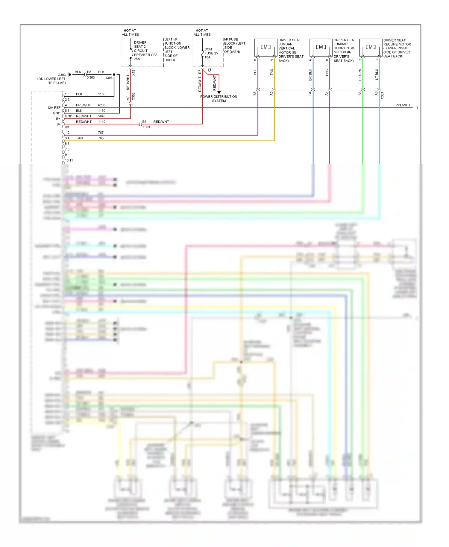 Chevrolet Silverado 2500 HD  (2002-2012) element ctrl wiring diagram  (1 of 1)