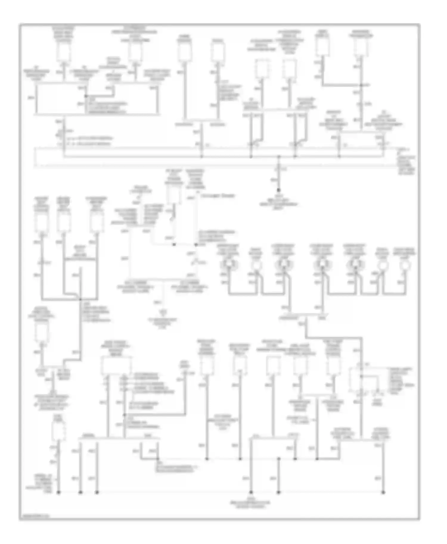 Wiring diagram lower right tail/ stop, turn signal lamp for Chevrolet Silverado 2500 HD  (2002-2012) (1 of 1)