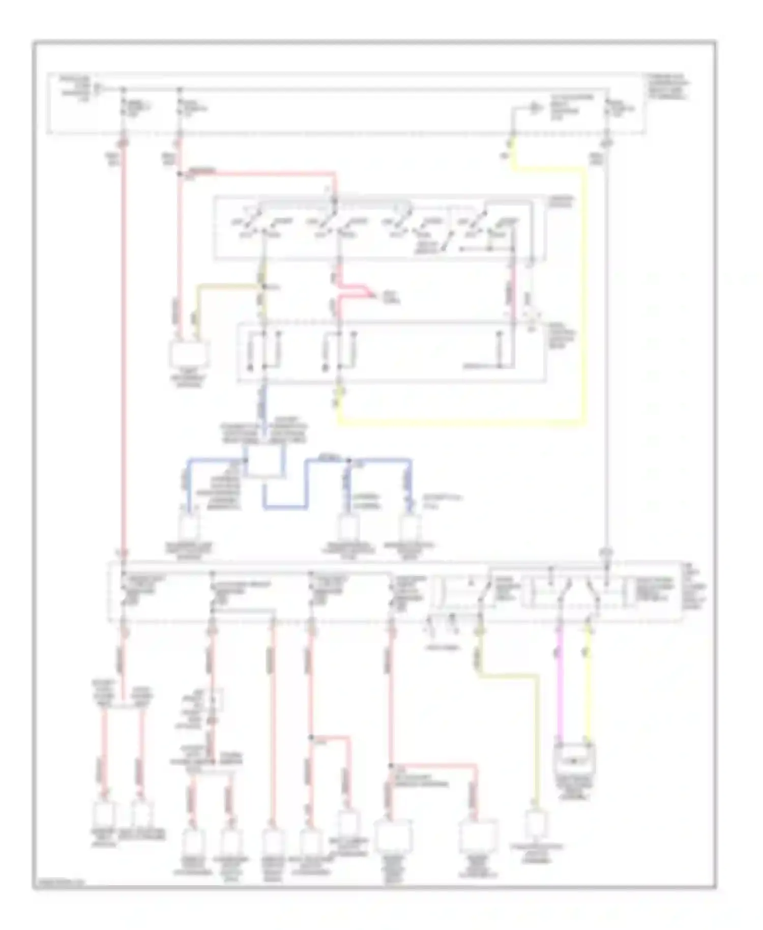 Wiring diagram memory seat module for Chevrolet Silverado 2500 HD  (2002-2012) (2 of 4)