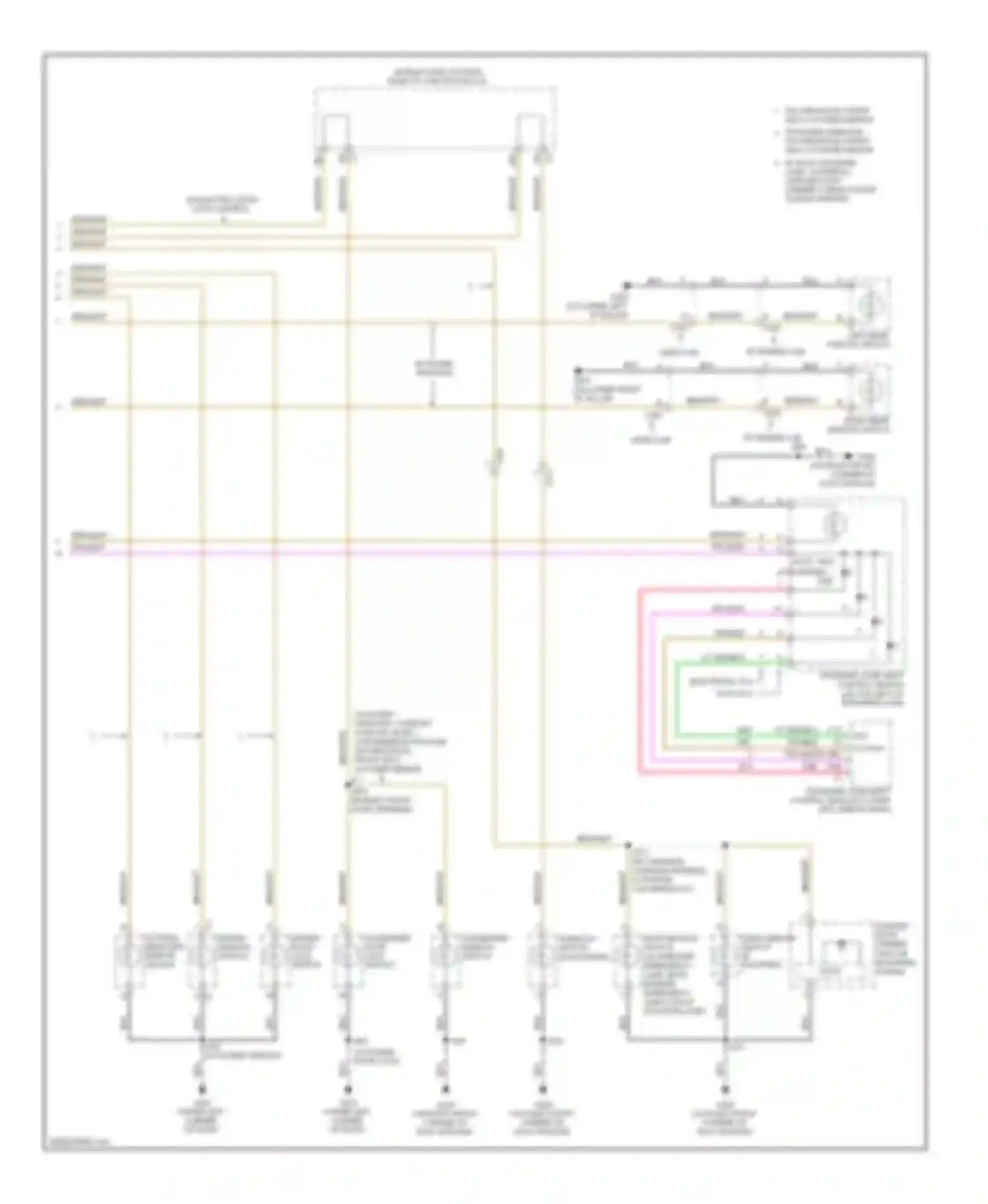 Wiring diagram right rear window switch for Chevrolet Silverado 2500 HD  (2002-2012) (3 of 12)