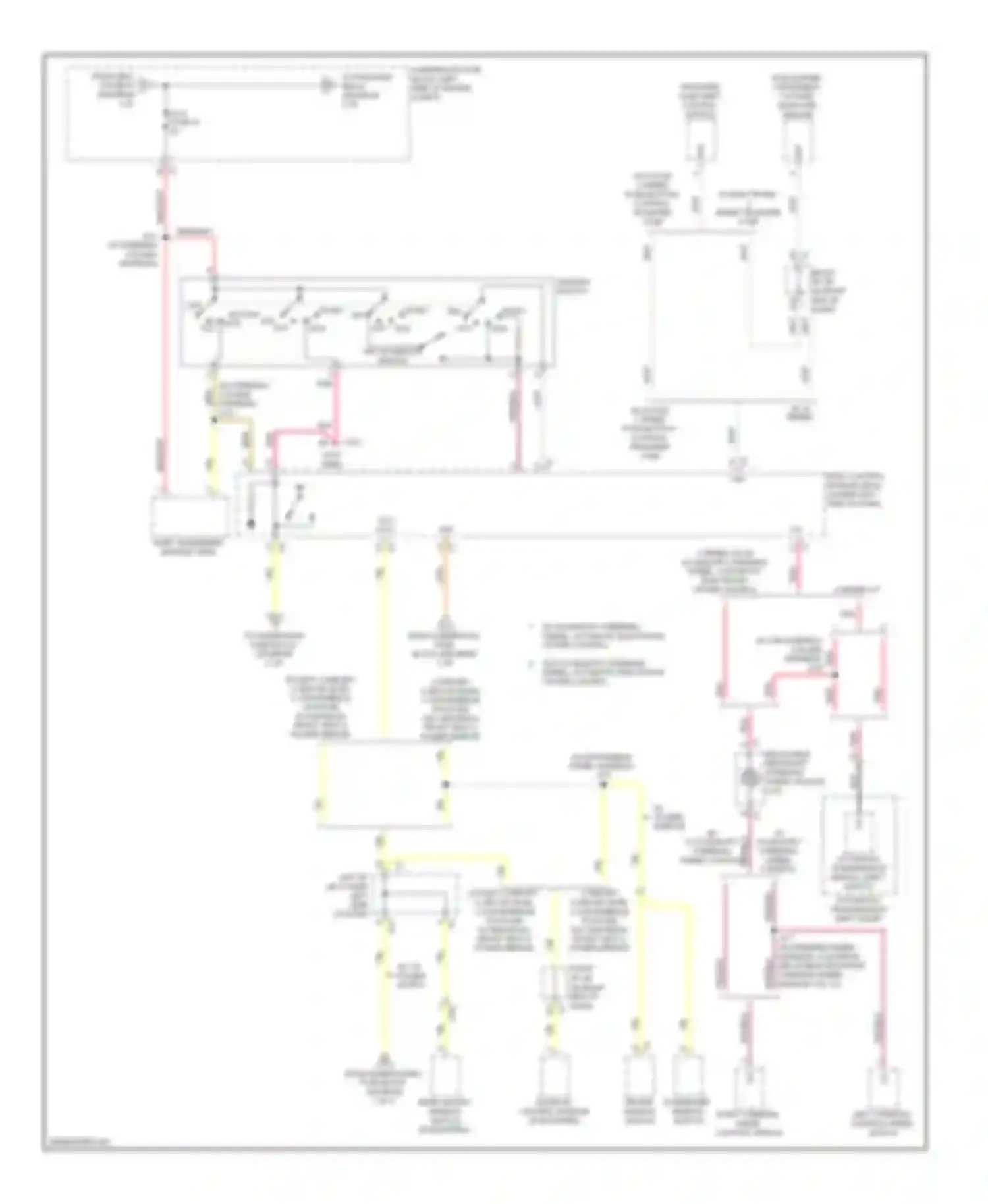 Wiring diagram w/ active 2 speed push button control transfer case for Chevrolet Silverado 2500 HD  (2002-2012) (1 of 2)