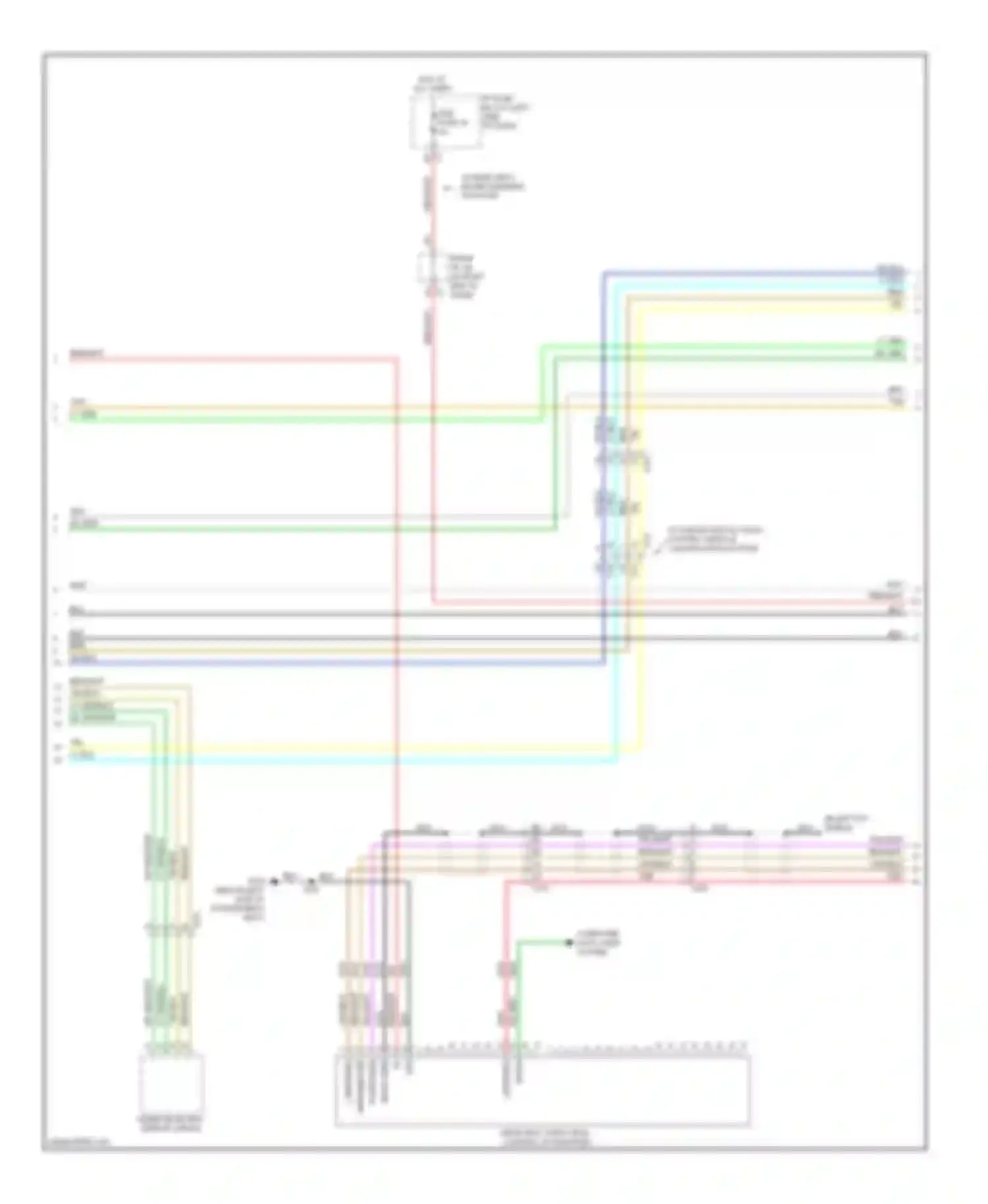 Wiring diagram w/ s-band digital audio system / vehicle comunication system for Chevrolet Silverado 2500 HD  (2002-2012) (3 of 6)