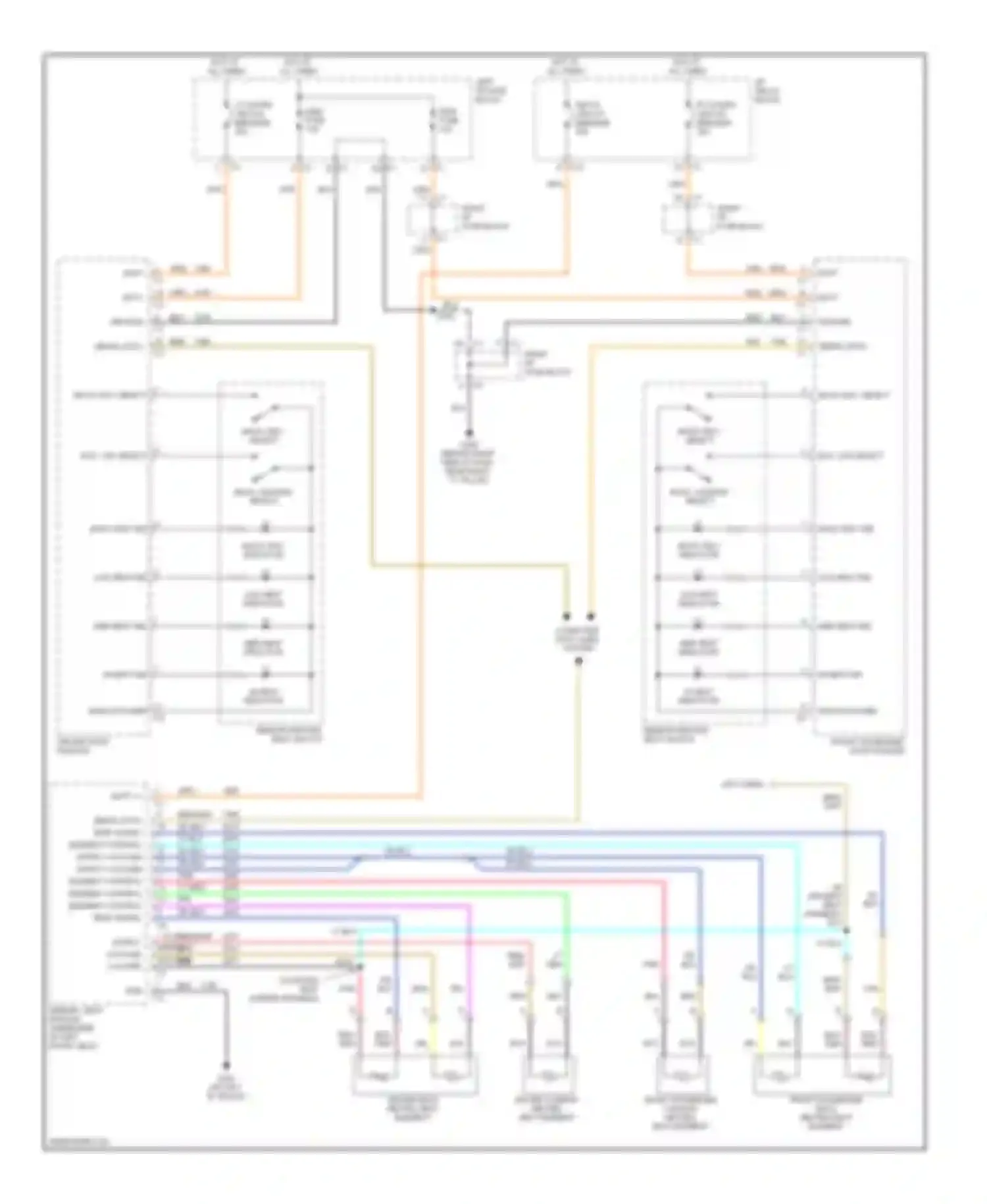 Wiring diagram back only indicator for Chevrolet Silverado 2500  (2000-2004) (1 of 1)