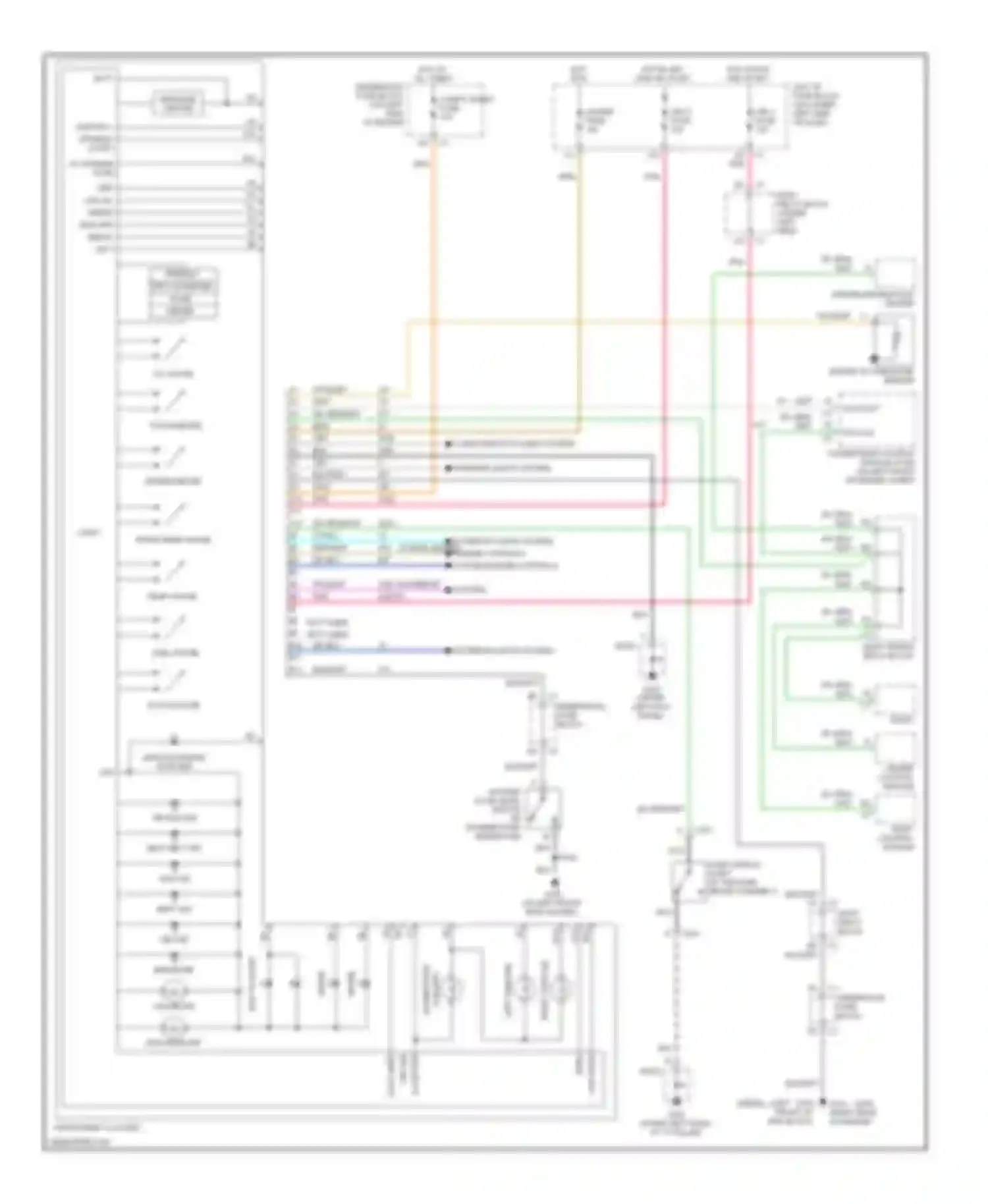 Wiring diagram cruise control module for Chevrolet Silverado 2500  (2000-2004) (3 of 6)