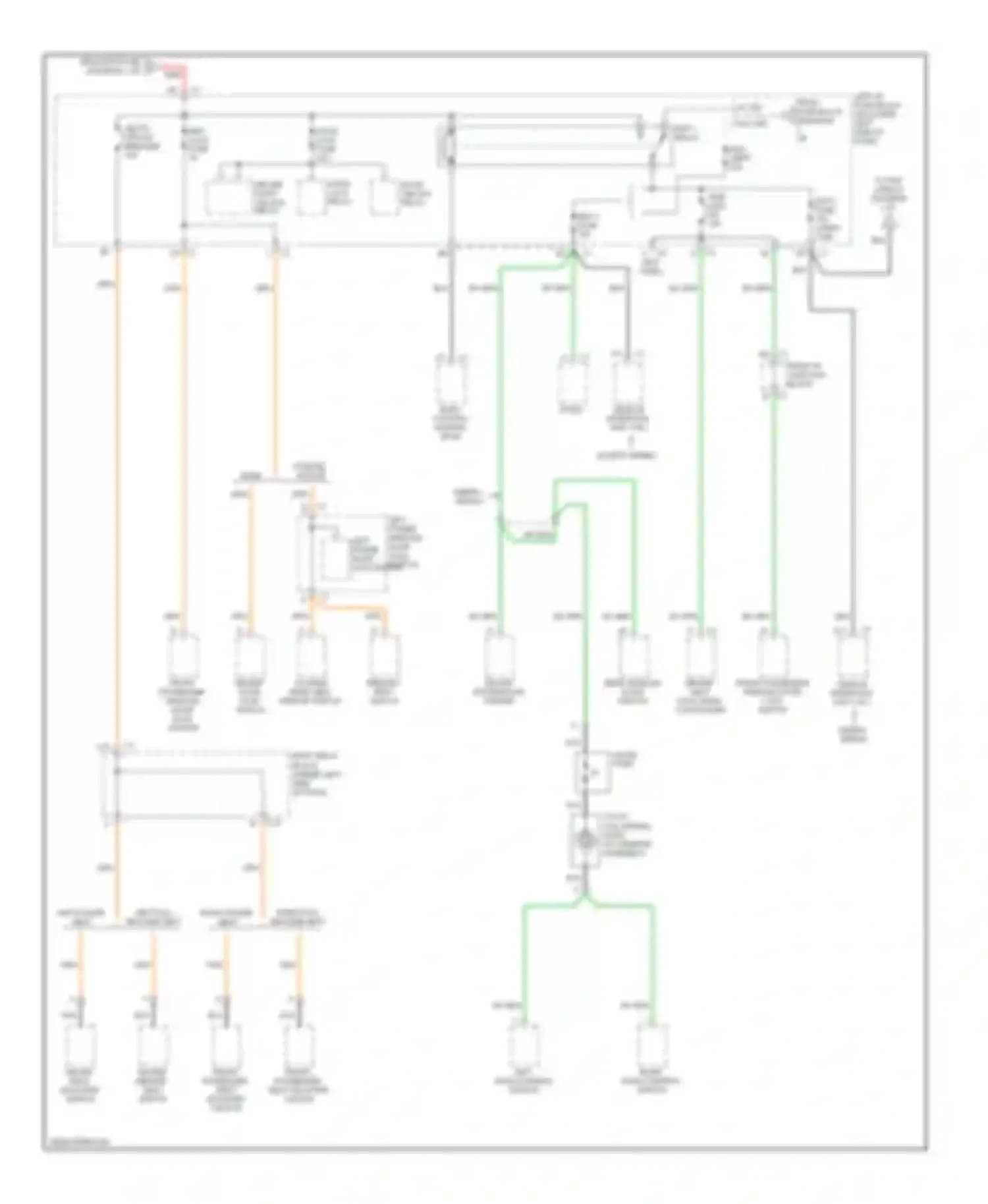 Wiring diagram door unlock relay for Chevrolet Silverado 2500  (2000-2004) (1 of 3)