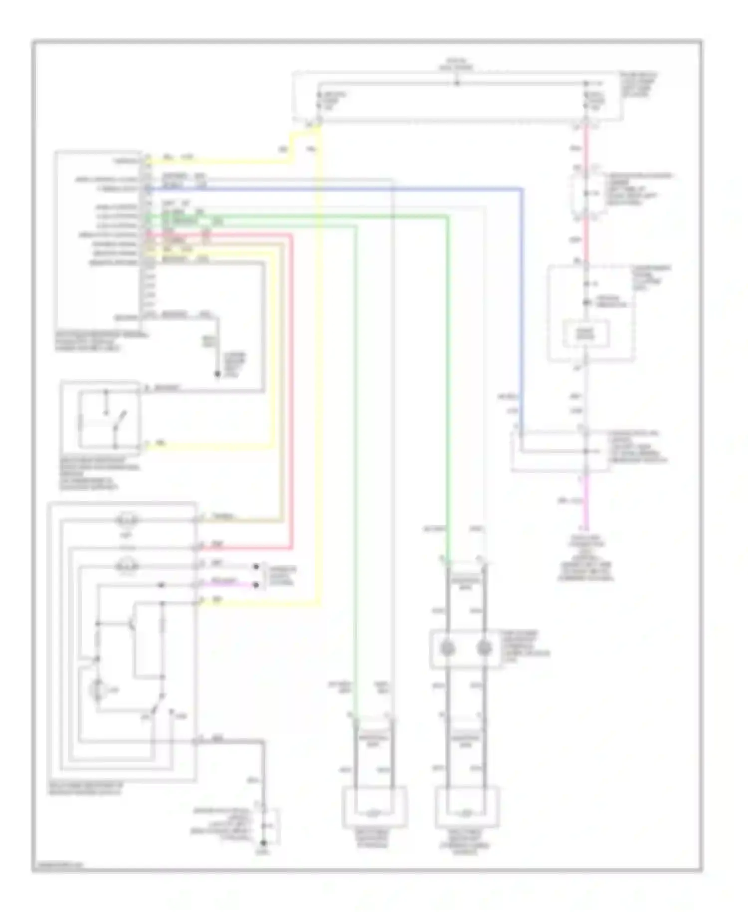 Wiring diagram inflatable restraint i/p module disable switch for Chevrolet Silverado 2500  (2000-2004) (4 of 5)