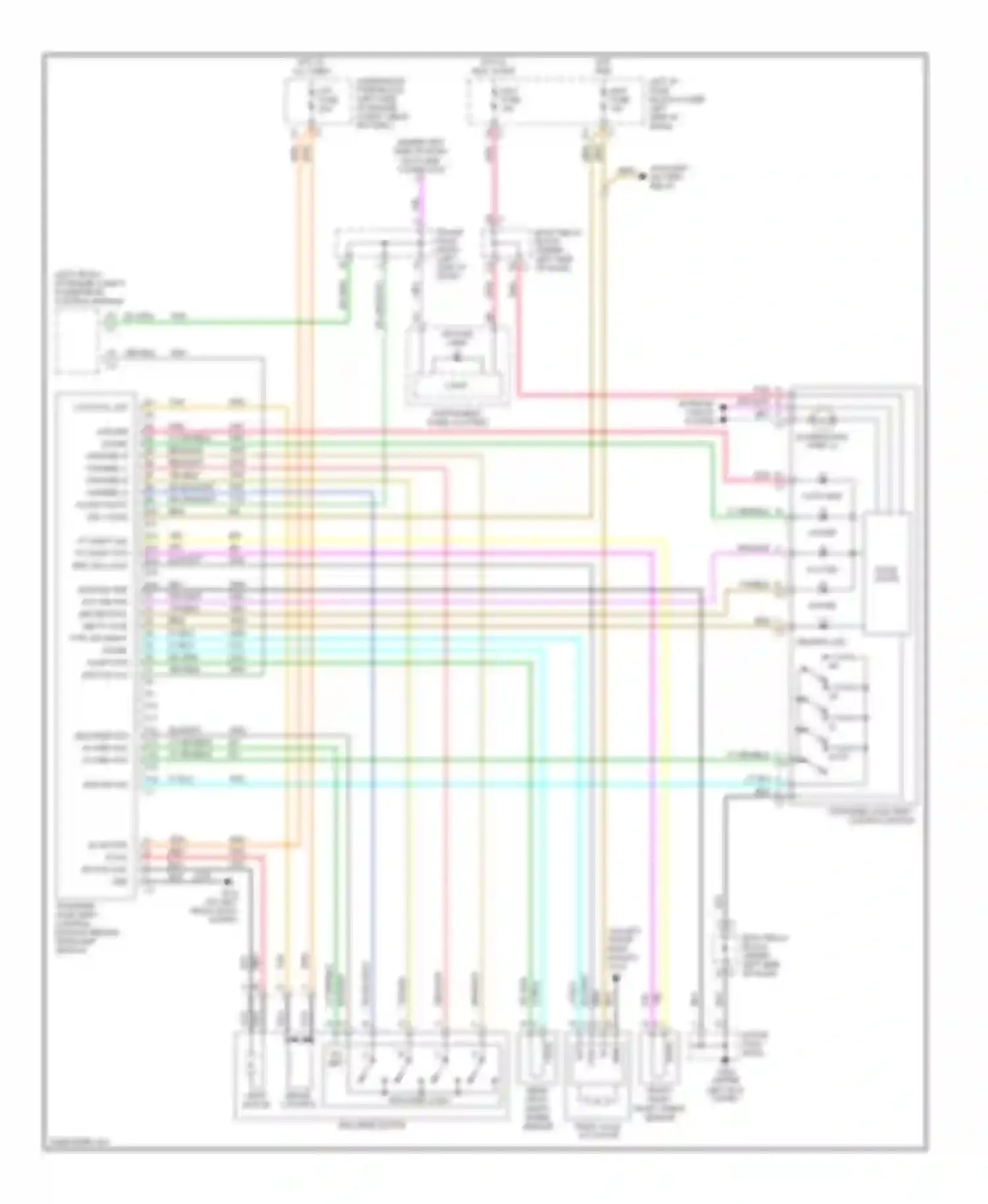 Wiring diagram rear prop- shaft speed sensor for Chevrolet Silverado 2500  (2000-2004) (1 of 1)