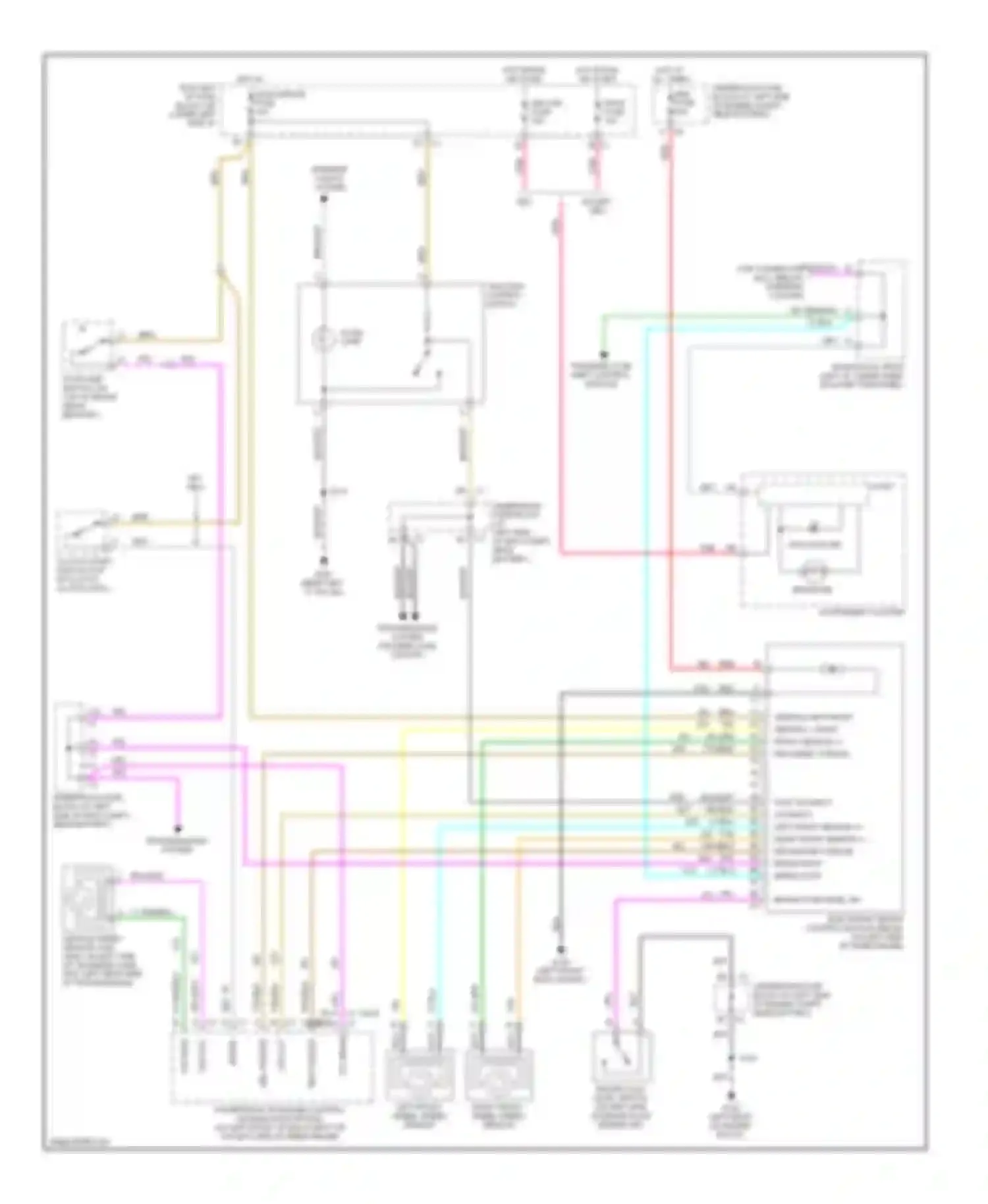 Wiring diagram traction control switch for Chevrolet Silverado 2500  (2000-2004) (2 of 6)