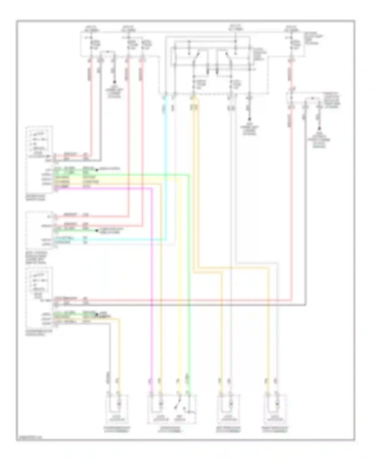 Silverado 3500 HD Chevrolet  (2007-2012): Power door locks circuit, premium package
