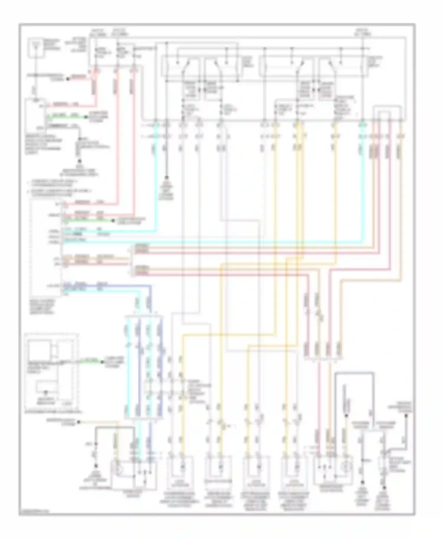Wiring diagram i/p fuse block (left side of dash, for Chevrolet Silverado 3500 HD  (2007-2012) (58 of 111)