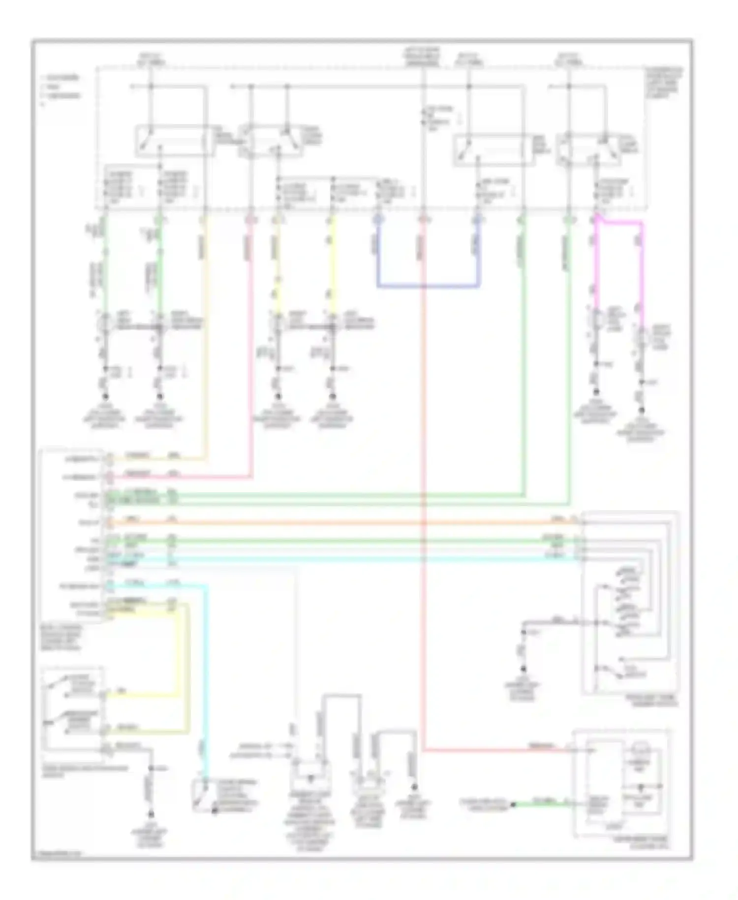Wiring diagram left front fog lamp for Chevrolet Silverado 3500 HD  (2007-2012) (1 of 1)