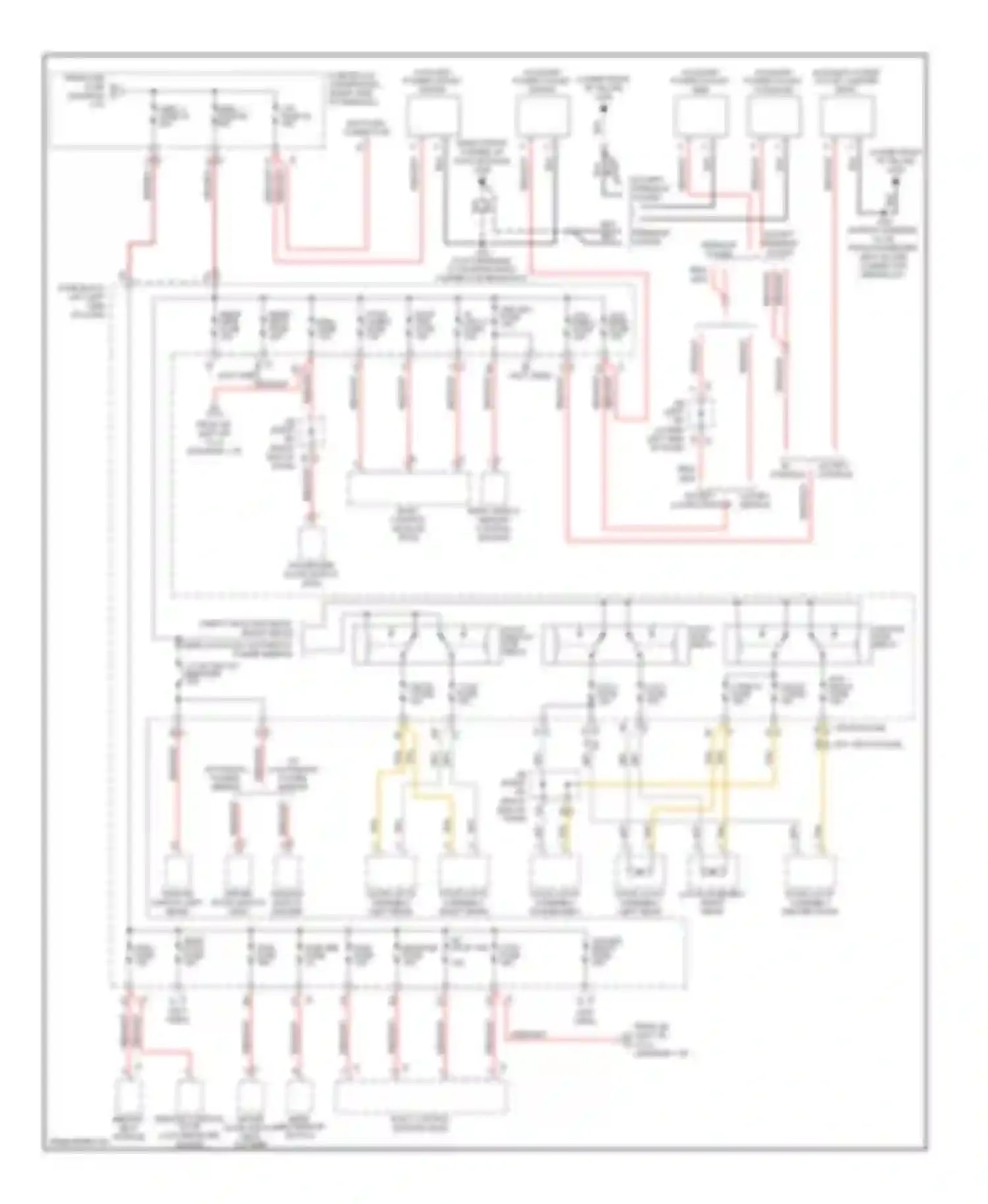 Wiring diagram lock/ unlock pcb relay for Chevrolet Silverado 3500 HD  (2007-2012) (1 of 4)