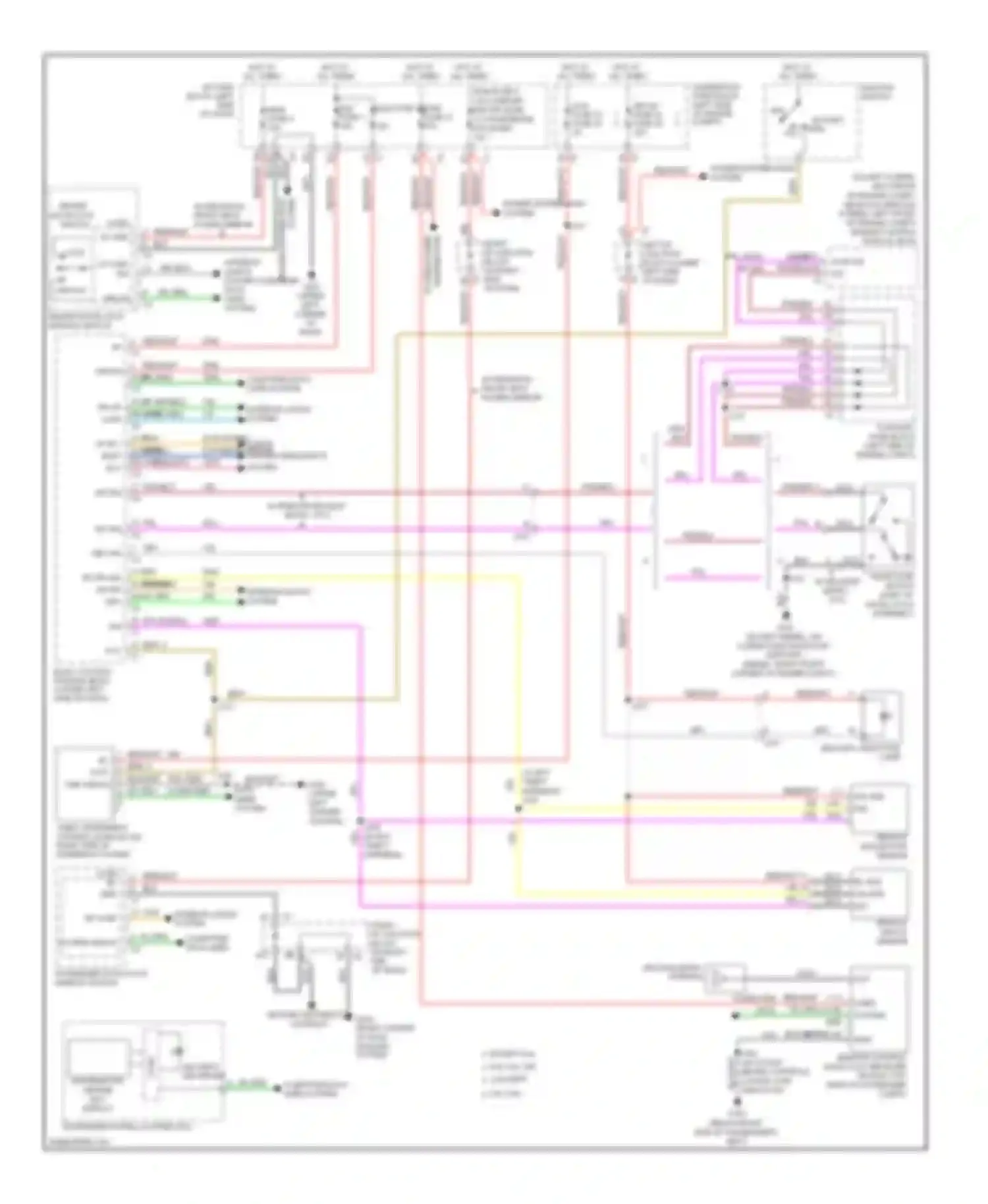 Wiring diagram vehicle inclination sensor for Chevrolet Silverado 3500 HD  (2007-2012) (1 of 1)