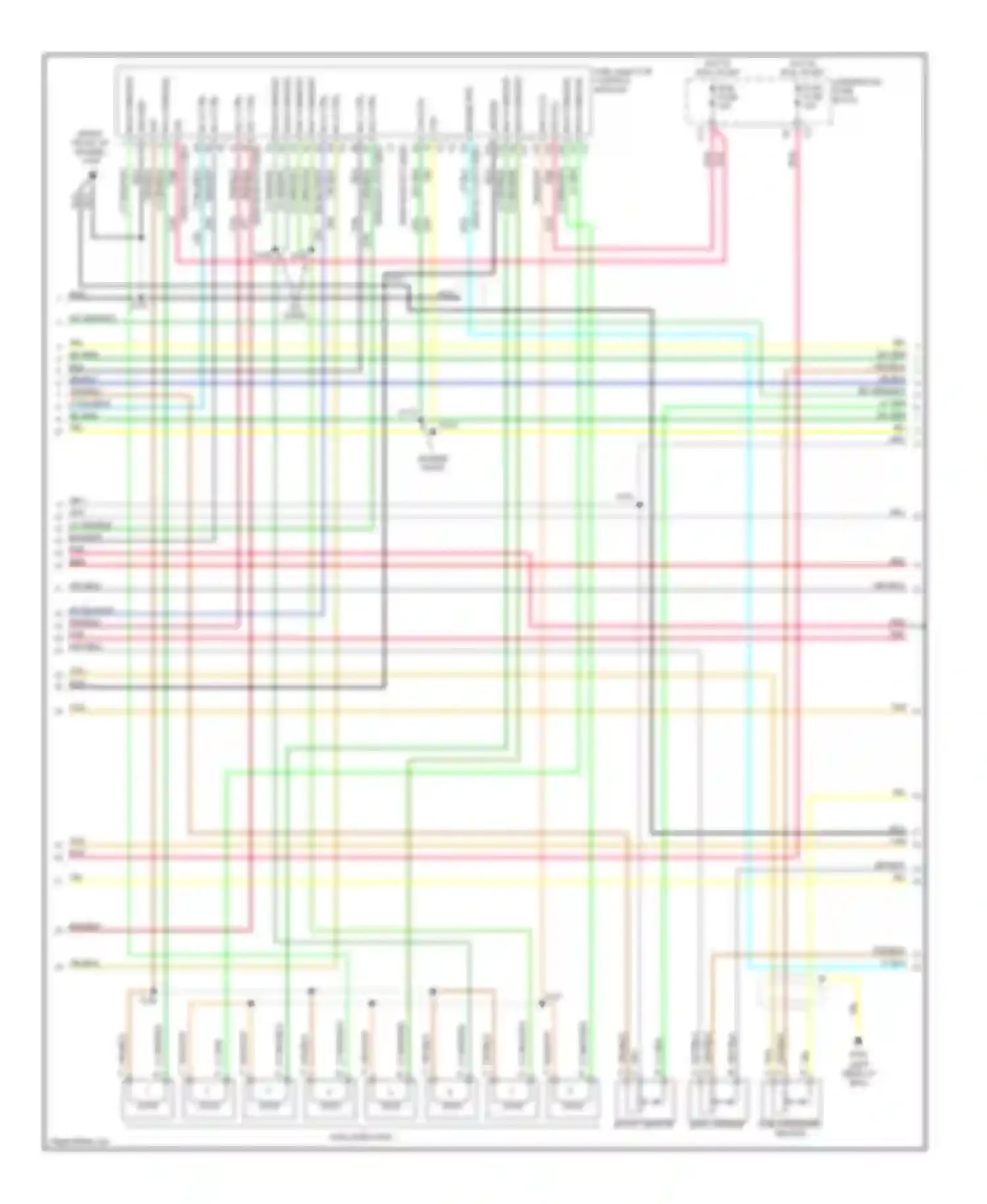 Silverado 3500 Chevrolet  (2002-2006): Wiring diagram engine performance 6.6l vin 1, california (3 of 4)