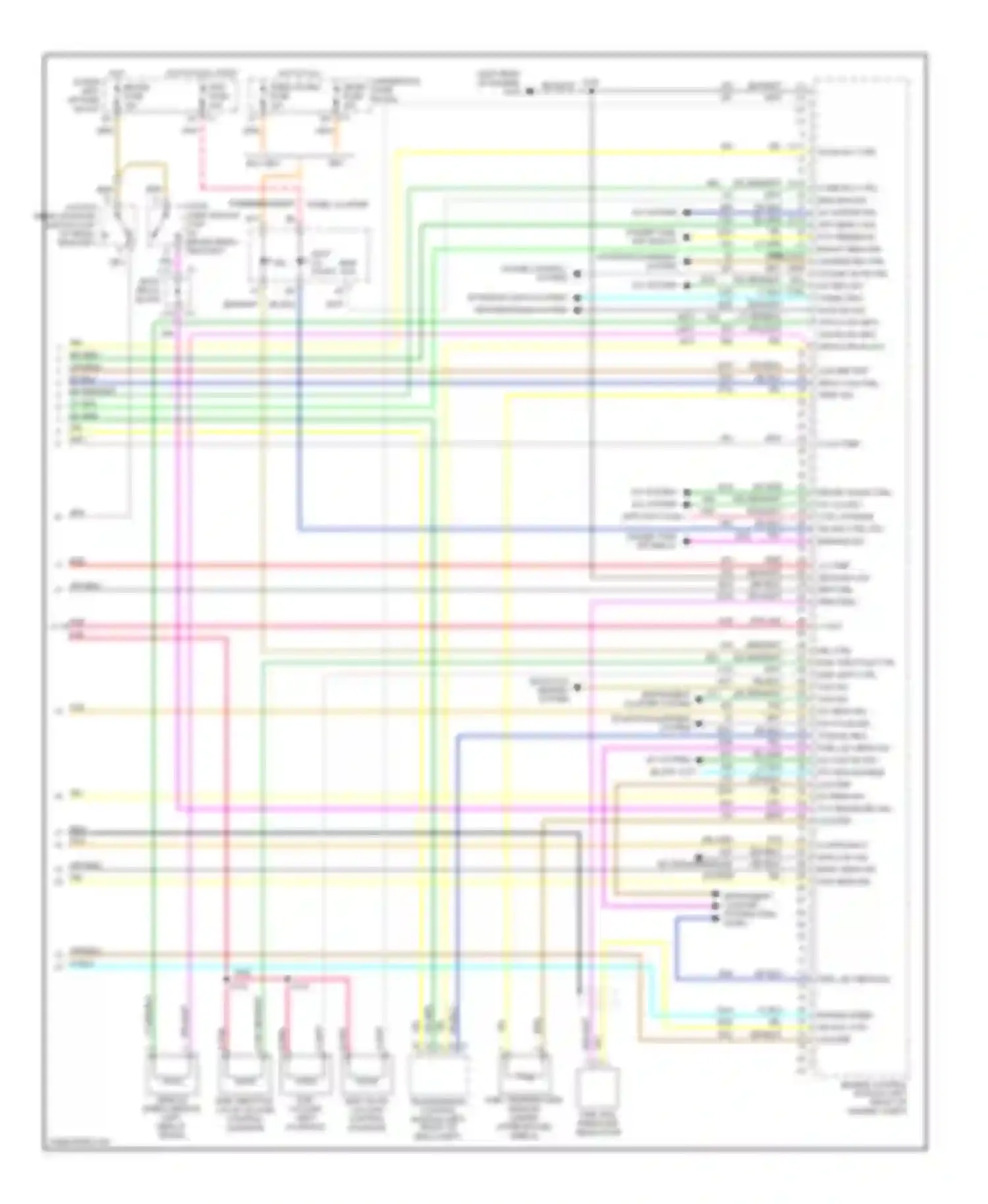 Silverado 3500 Chevrolet  (2002-2006): Wiring diagram engine performance 6.6l vin 1, california (4 of 4)