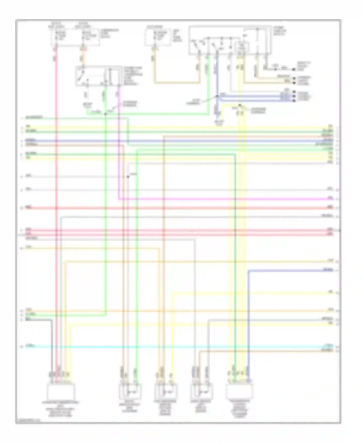 Silverado 3500 Chevrolet  (2002-2006): Wiring diagram engine performance 6.6l vin 1, california (4 of 5)
