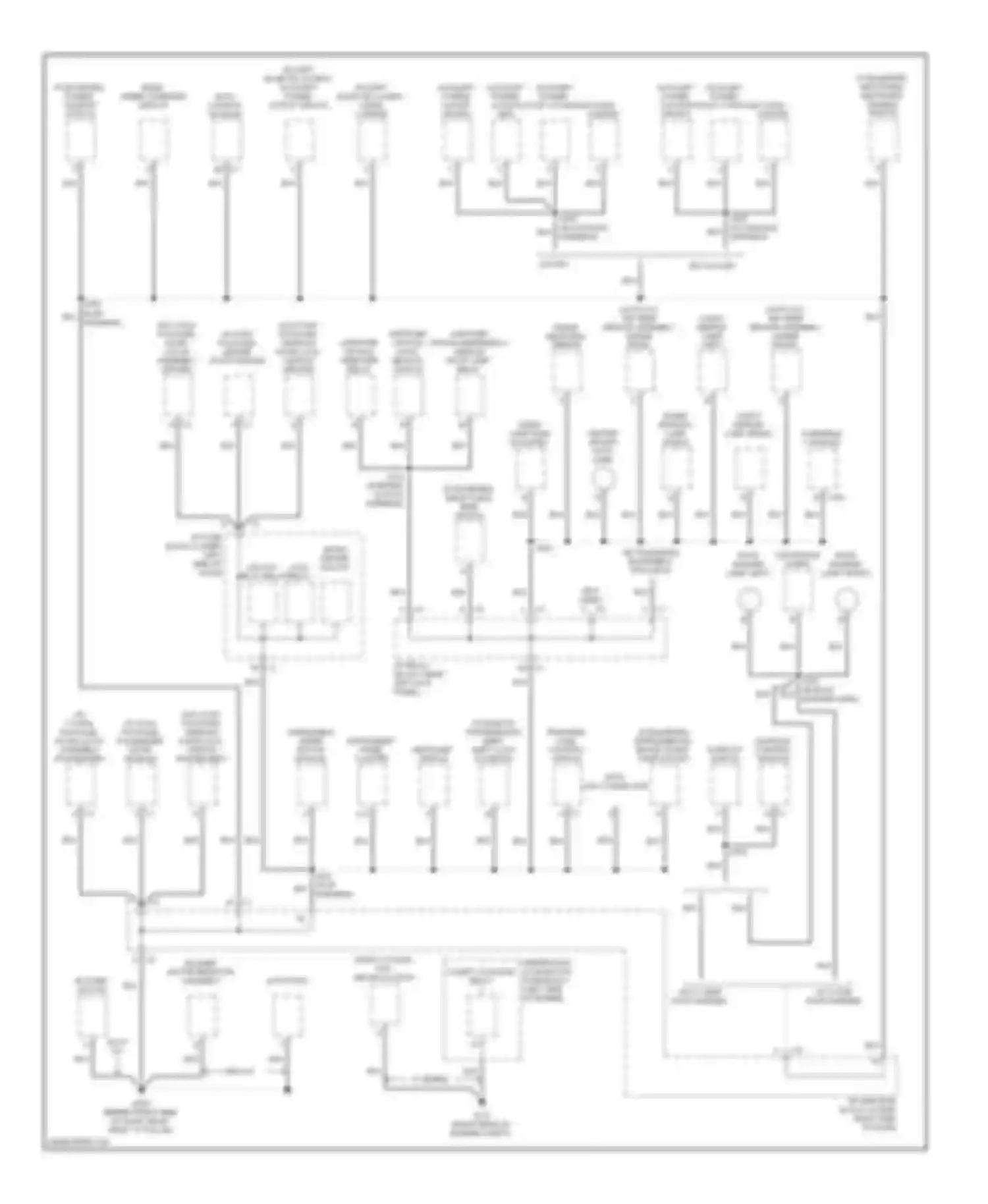 Silverado 3500 Chevrolet  (2002-2006): Ground distribution circuit, except hybrid (4 of 4)