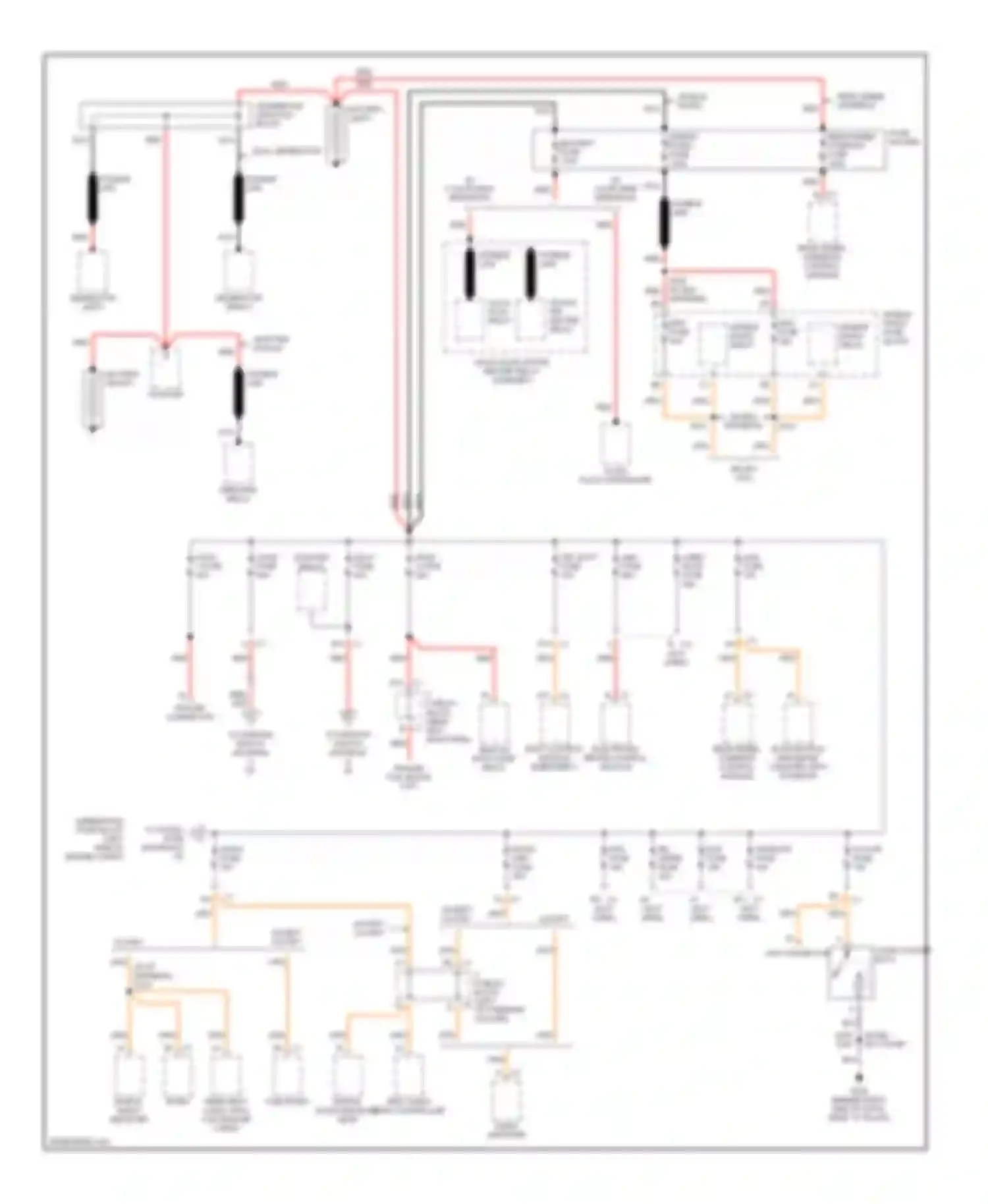 Silverado 3500 Chevrolet  (2002-2006): 6.6l vin 1, power distribution circuit (1 of 5)