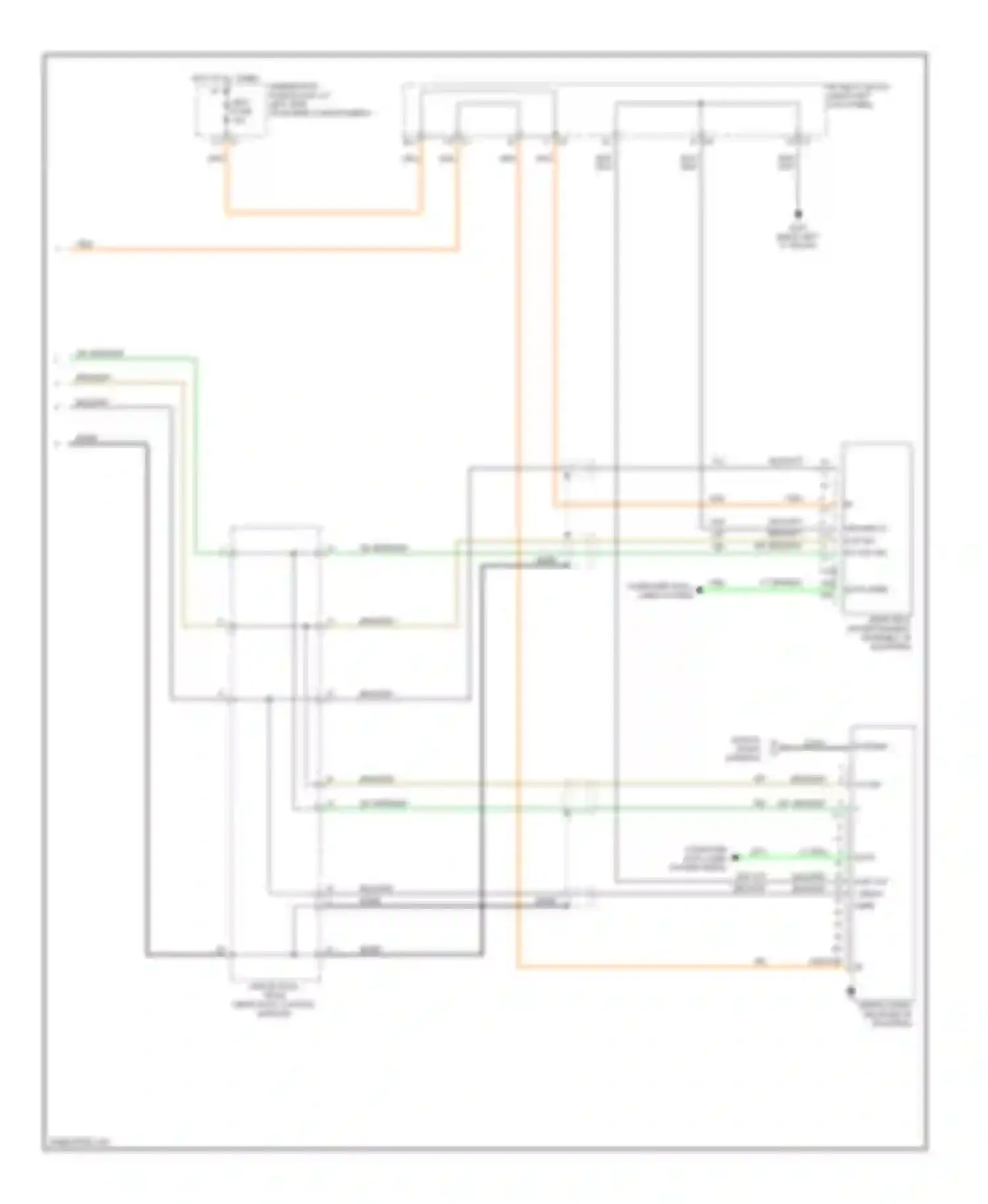 Silverado 3500 Chevrolet  (2002-2006): Mid-line radio circuit, with rear seat audio (3 of 3)