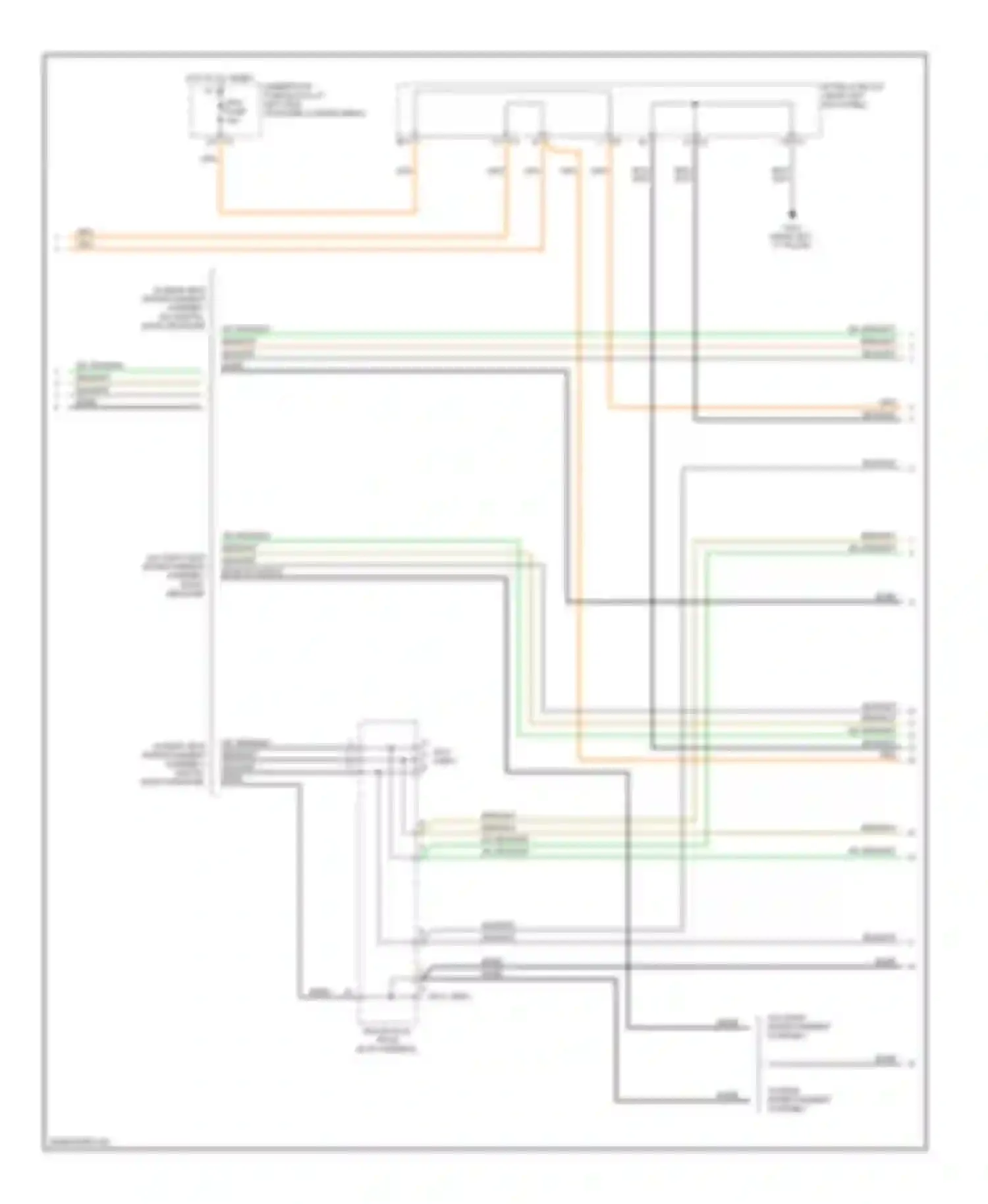 Silverado 3500 Chevrolet  (2002-2006): Mid-line radio circuit, with rear seat audio (3 of 4)