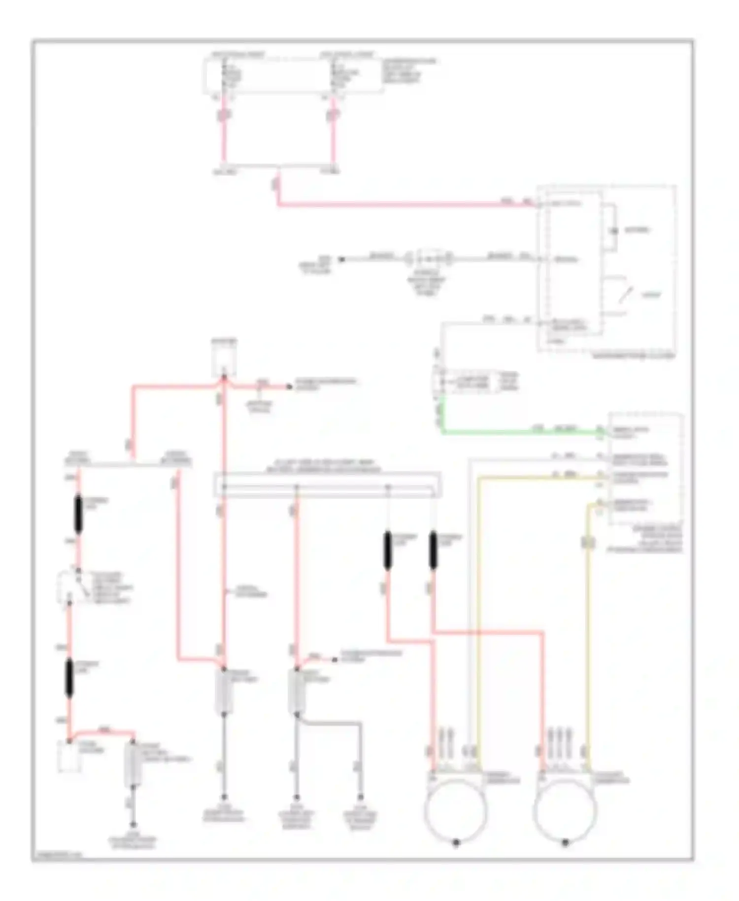 Silverado 3500 Chevrolet  (2002-2006): 6.6l vin 1, charging circuit