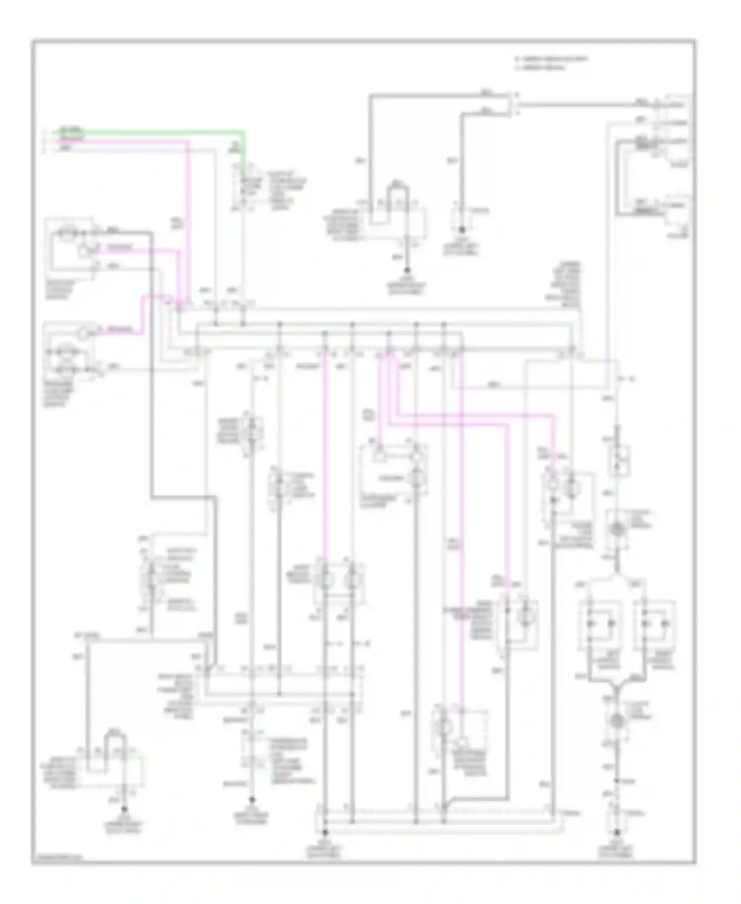 Wiring diagram driver infor- mation center for Chevrolet Silverado 3500  (2002-2006) (1 of 1)