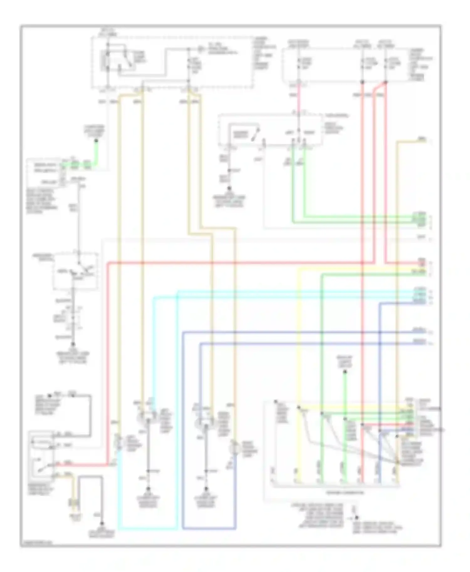 Wiring diagram hot in run and start for Chevrolet Silverado 3500  (2002-2006) (3 of 4)