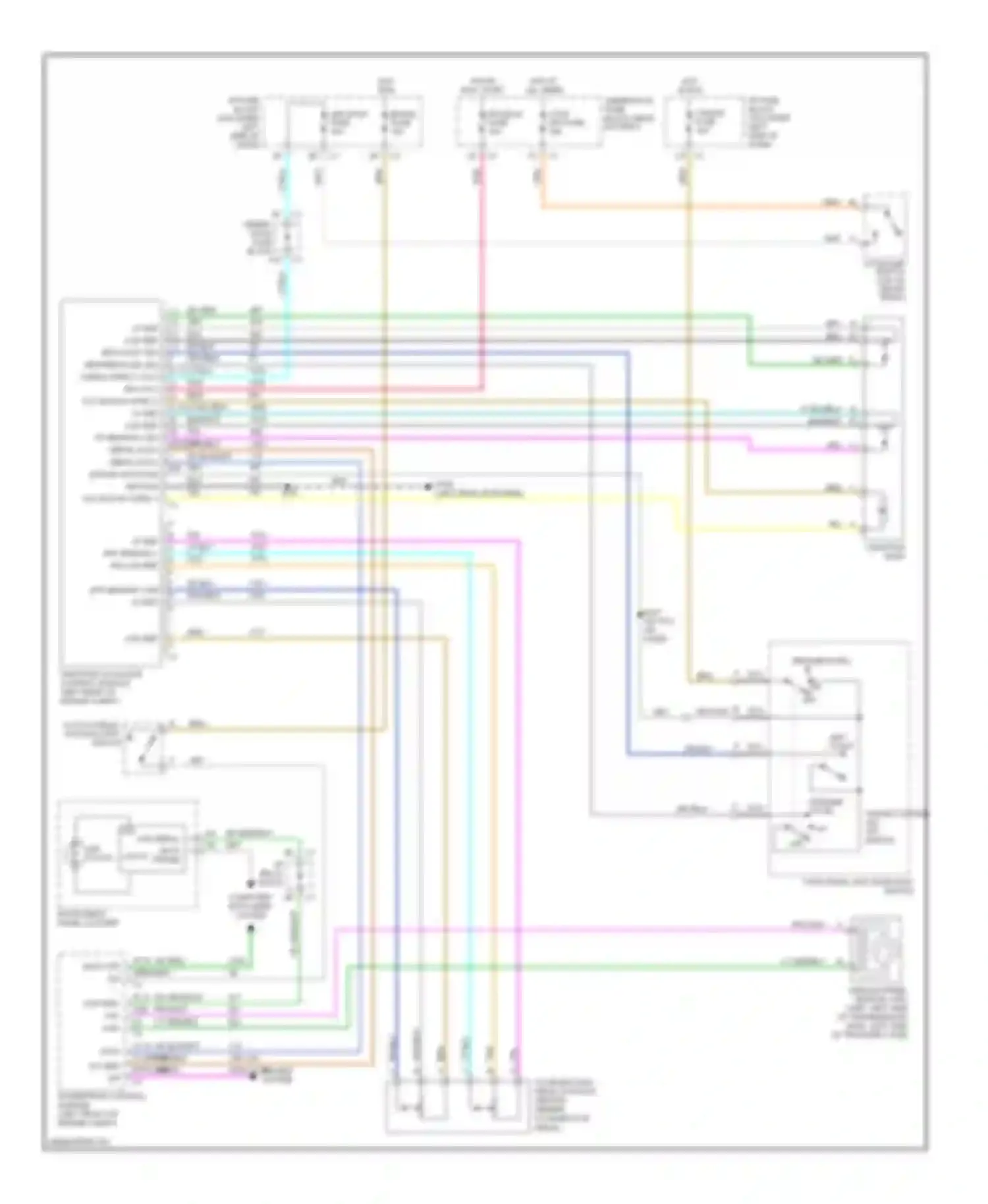 Wiring diagram instrument panel cluster for Chevrolet Silverado 3500  (2002-2006) (11 of 46)
