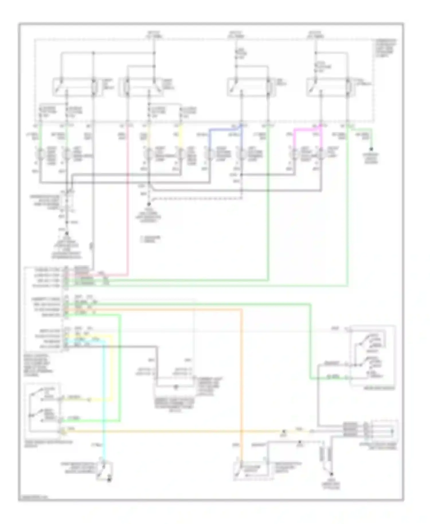 Wiring diagram left daytime running lamp, for Chevrolet Silverado 3500  (2002-2006) (1 of 1)