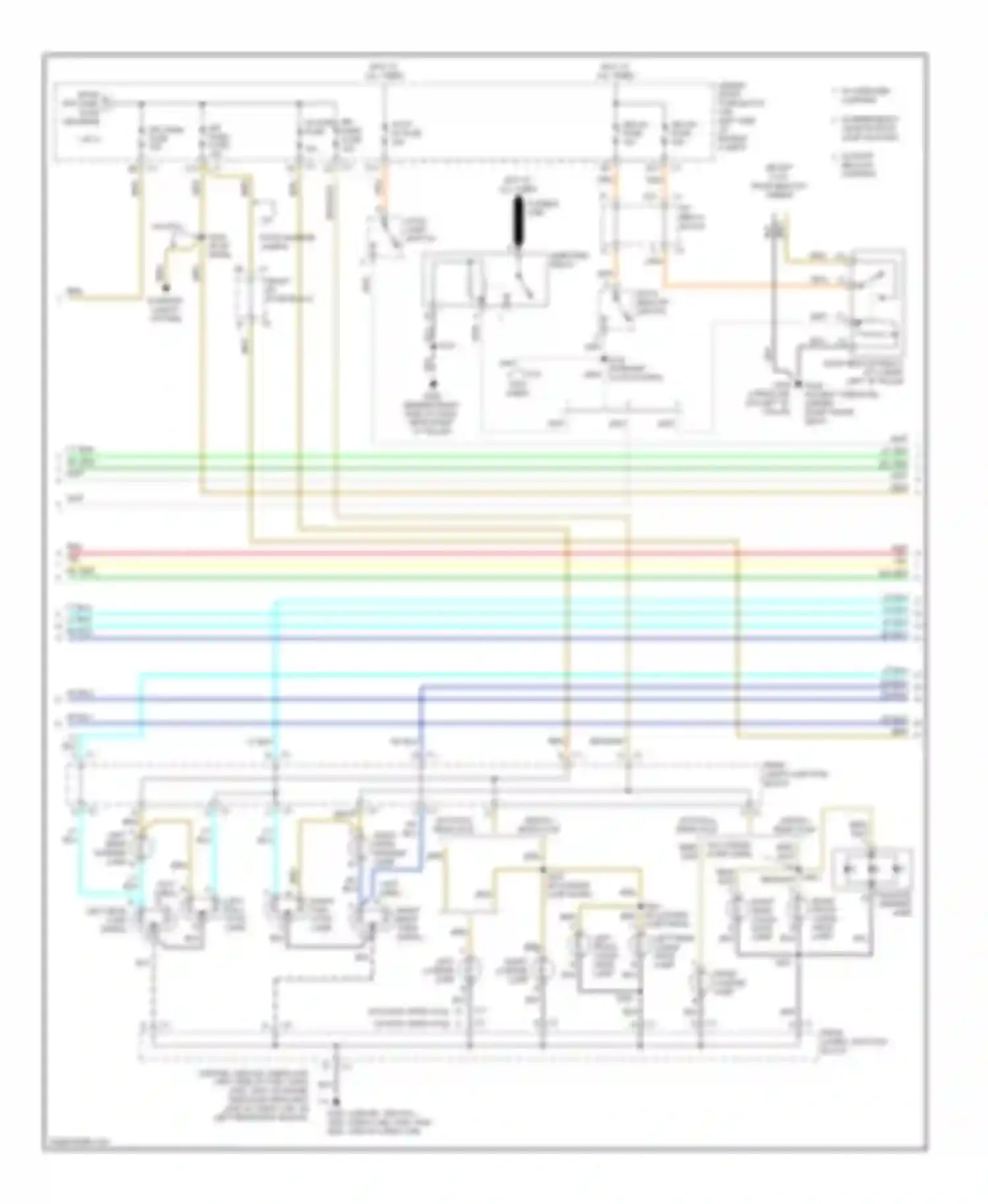 Wiring diagram right front clear- ance lamp for Chevrolet Silverado 3500  (2002-2006) (1 of 1)